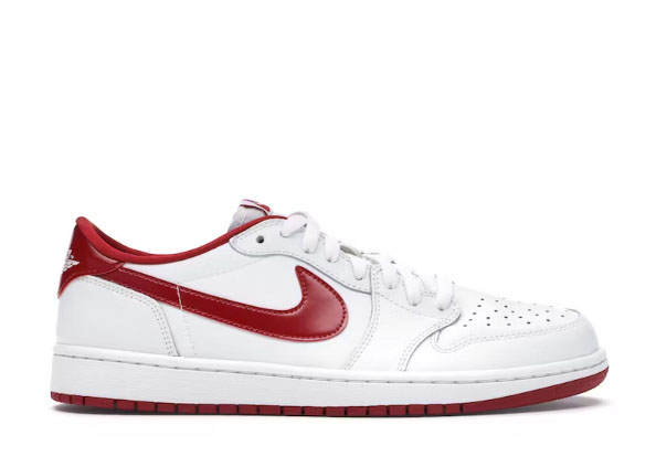 Air Jordan 1 Retro Low White Varsity Red