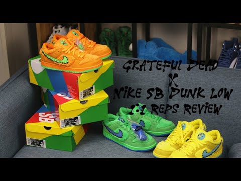 Grateful Dead x Nike SB Dunk Low Green