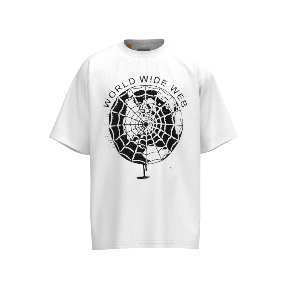 Gallery Dep Cobweb round printed short-sleeved T-shirt
