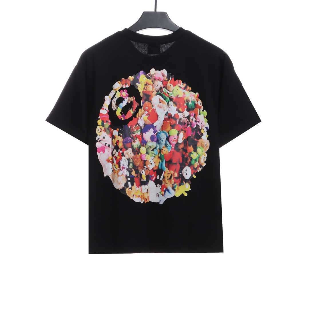 Stussy Colored Graffiti Doll Short Sleeve T-Shirt