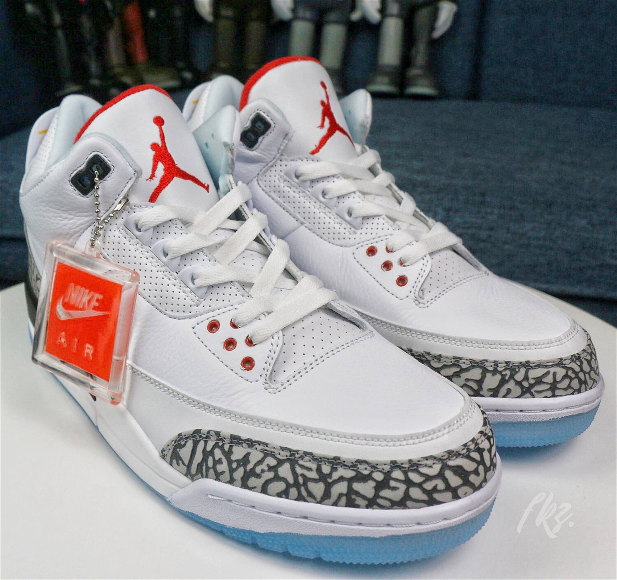Air Jordan 3 Retro Free Throw Line White Cement 2018