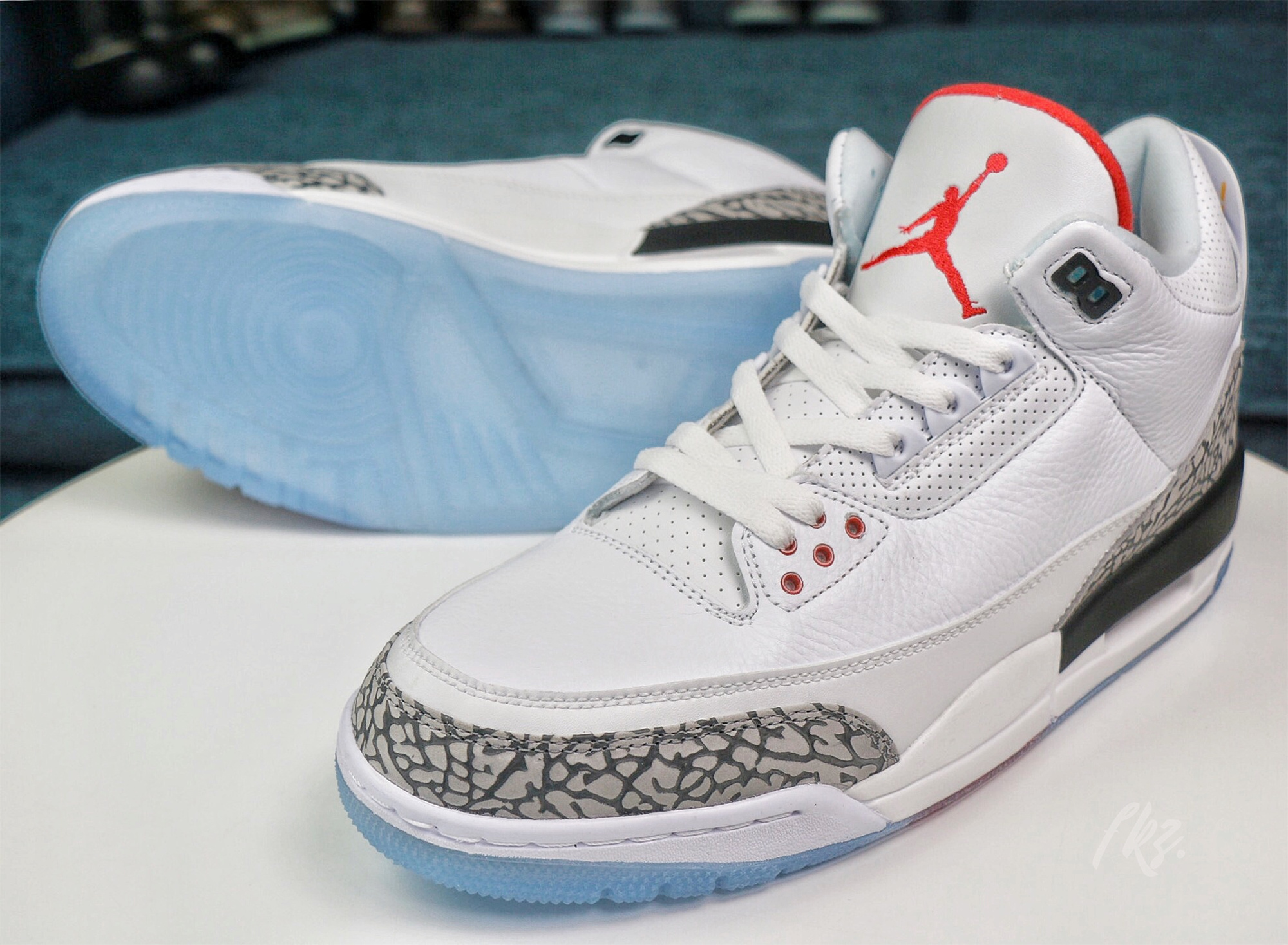 Air Jordan 3 Retro Free Throw Line White Cement 2018