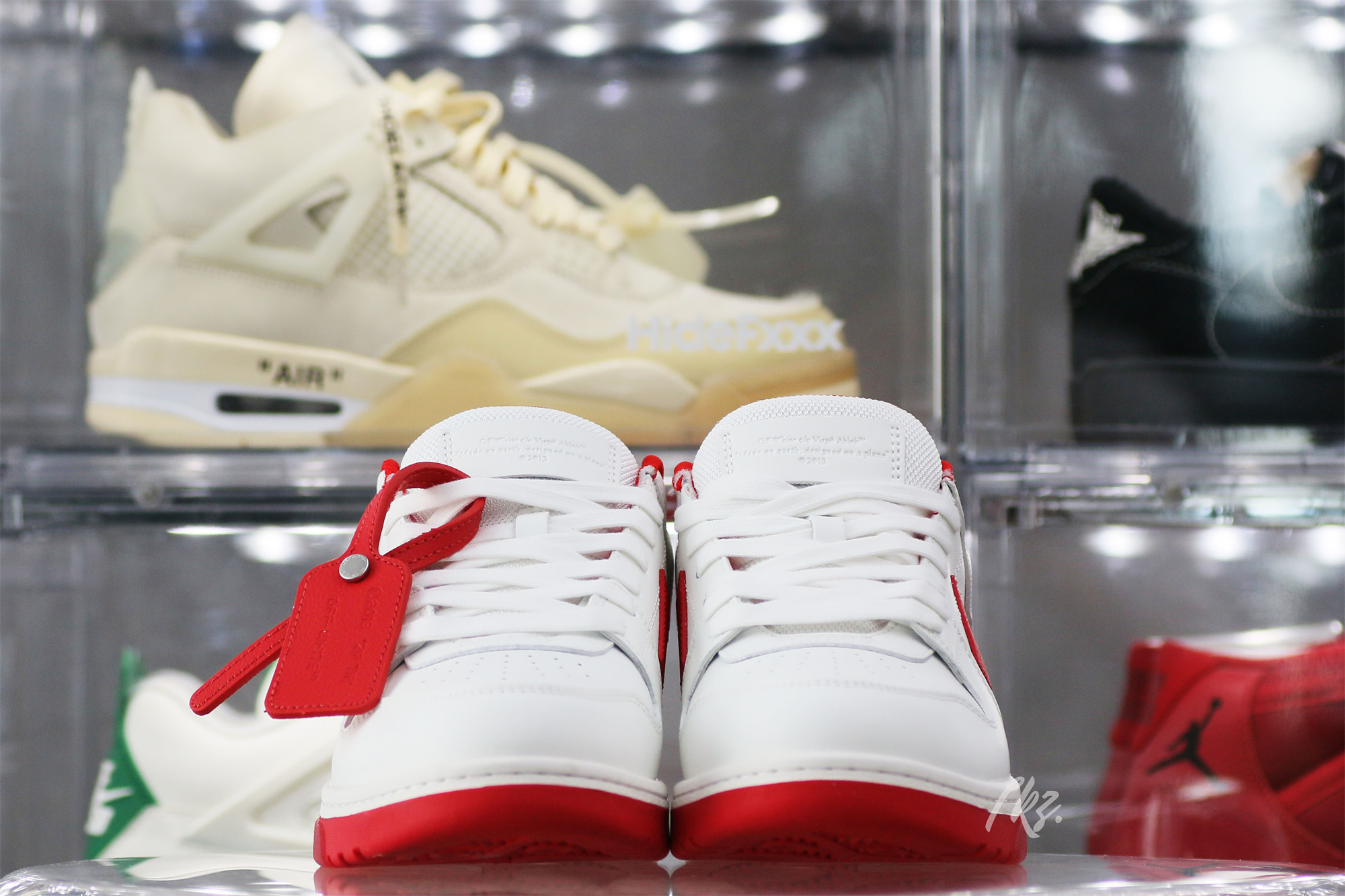 Off-White White Red Out Of Office Sneaker