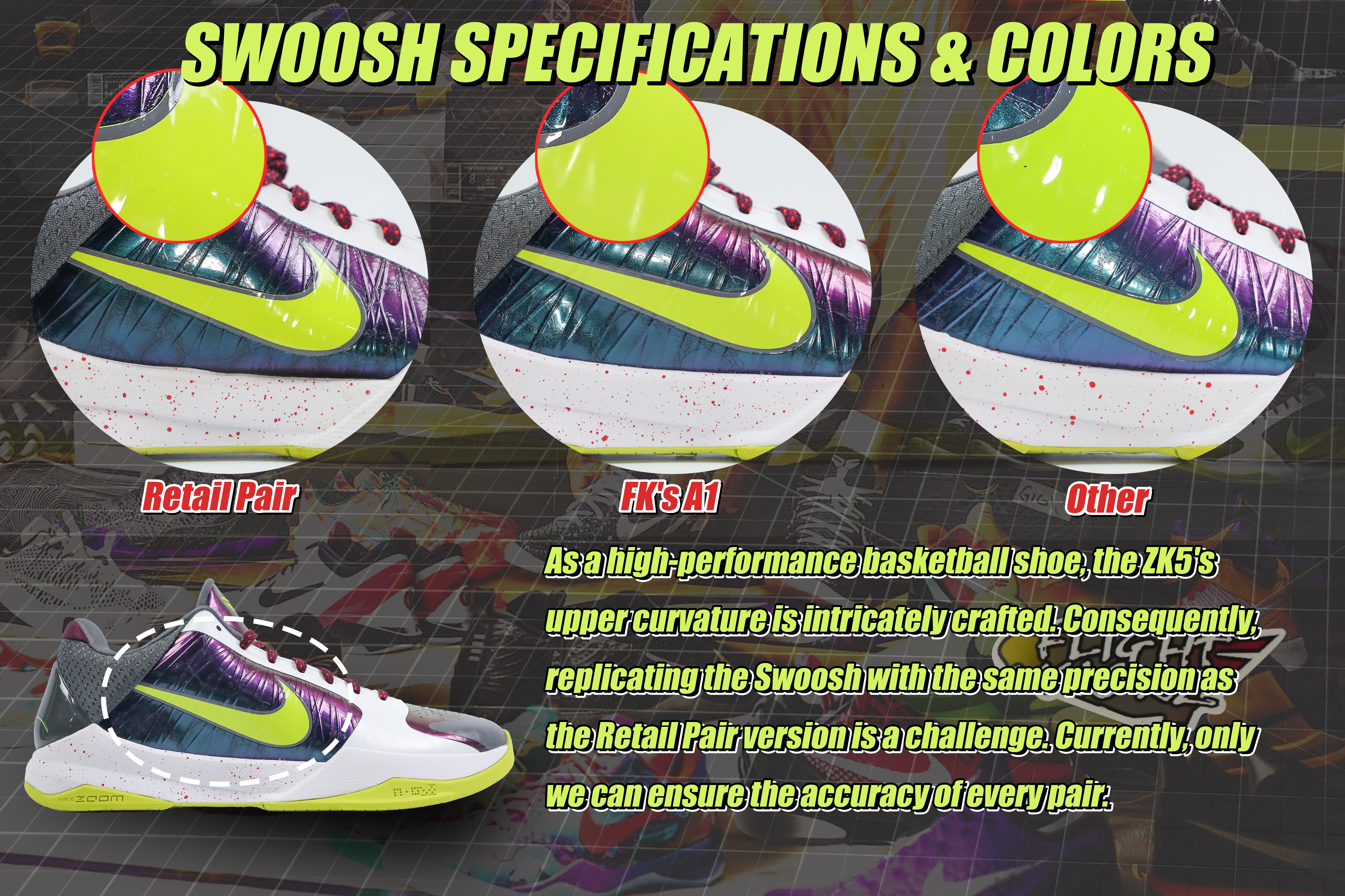 Nike Kobe 5 Protro “Chaos” (Up to Size 14）(A1 Batch)