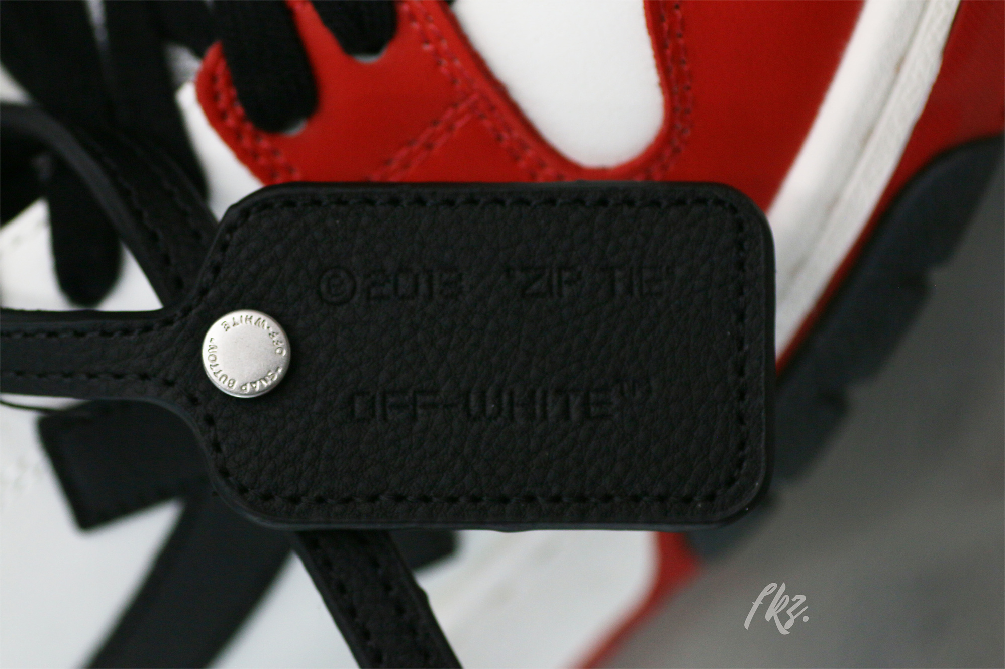 OFF-WHITE White & Black Red ‘Out Of Office’ Sneakers