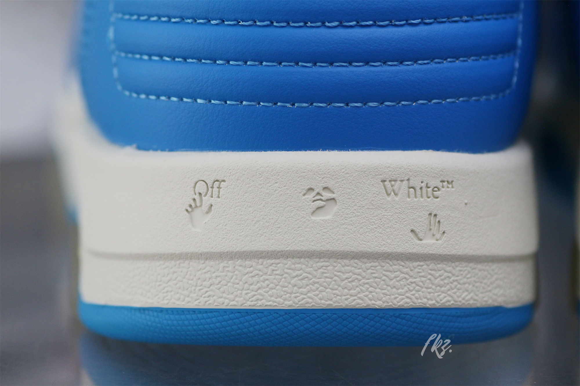 Off-White University Blue ‘Out Of Office’ Sneakers