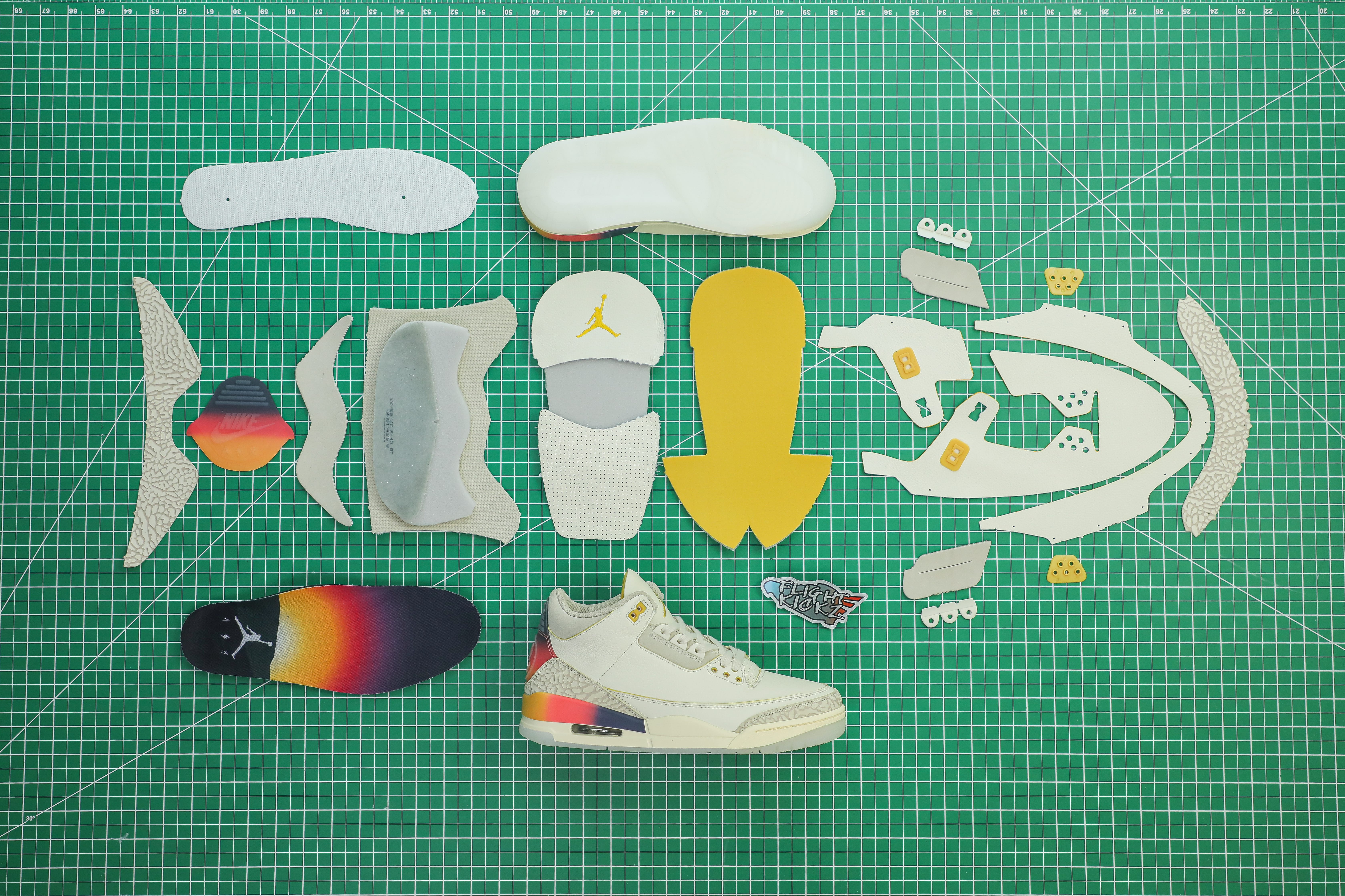 J Balvin x Air Jordan 3 Sunset (LN5 A1)