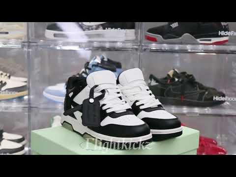 OFF-WHITE Black & White Out Of Office Sneakers