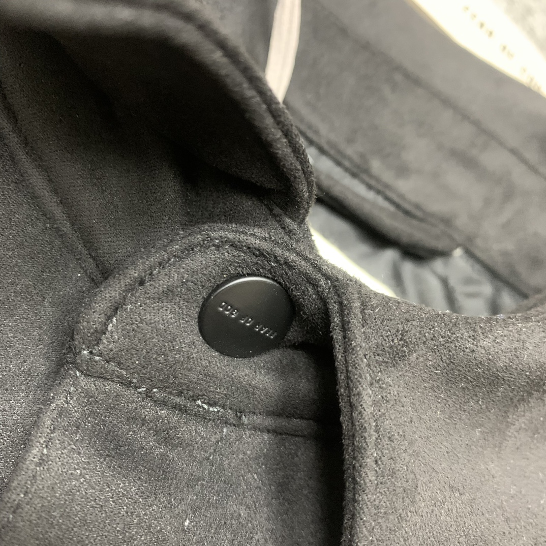 Fear of God F0G Heavyweight and Superb Black Suede Shirt Jacket