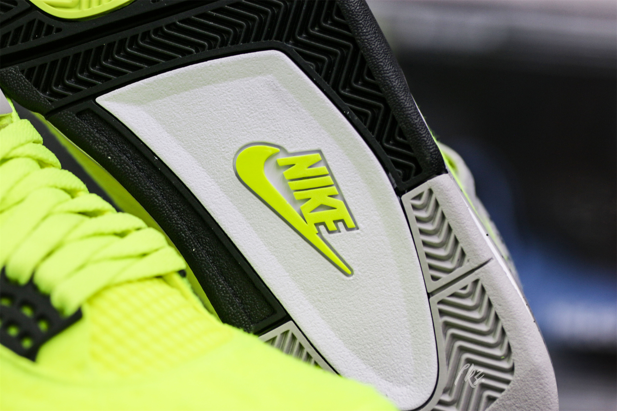 Air Jordan 4 “Tennis Ball” Custom Atomic Green/Black