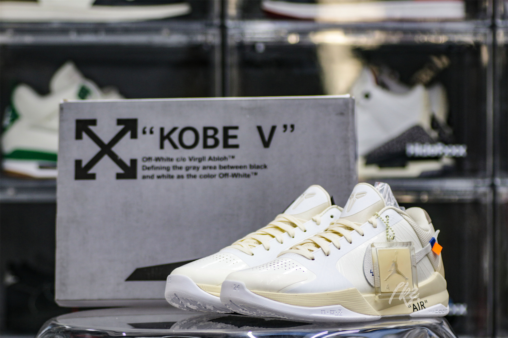 Off White x Nike Zoom Kobe 5 Custom Shoes(A1 Batch)