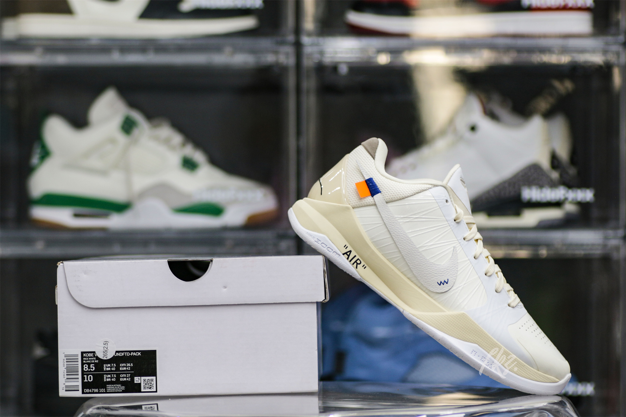 Off White x Nike Zoom Kobe 5 Custom Shoes(A1 Batch)