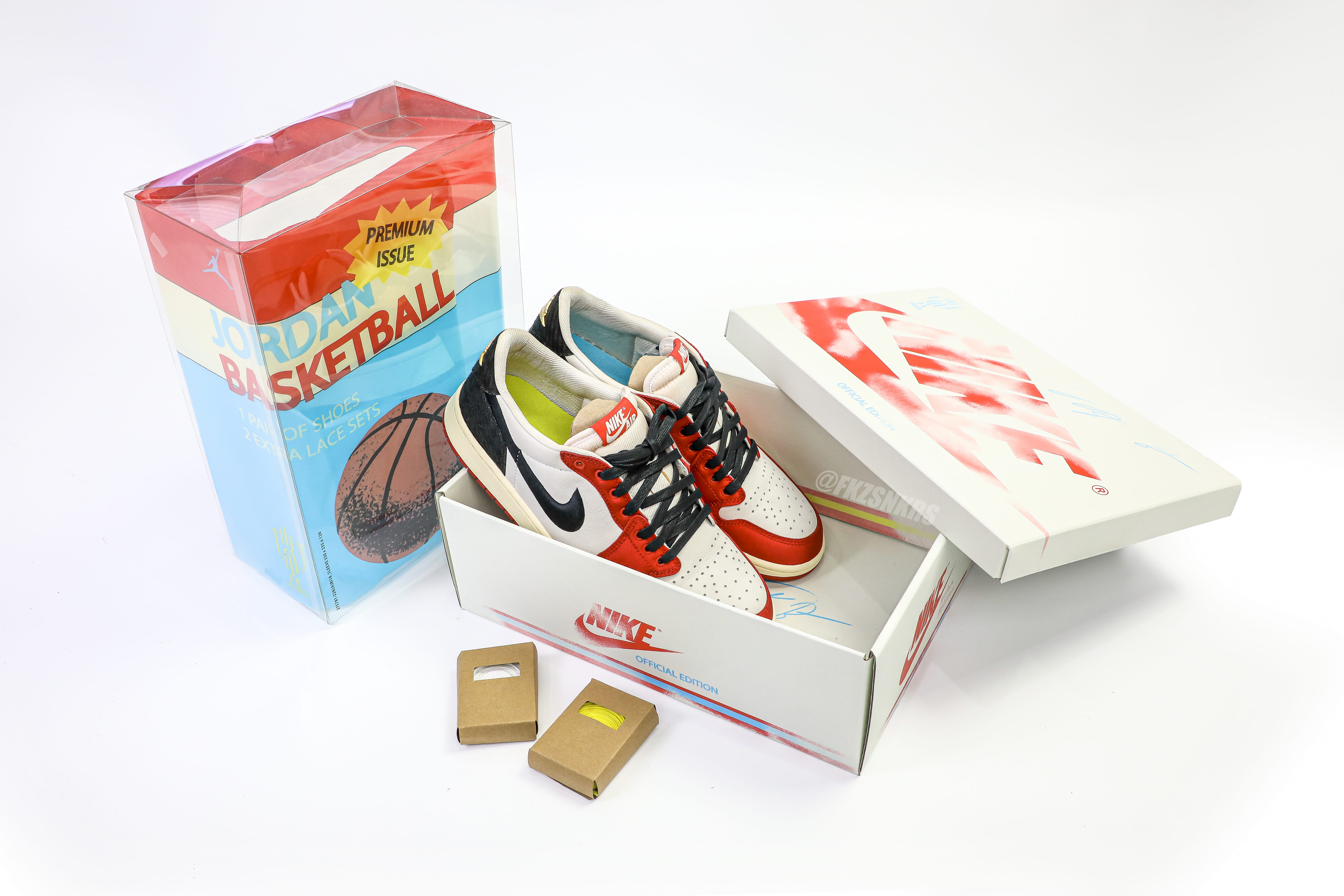 Trophy Room X Air Jordan 1 Retro Low OG SP Away 2024（LN5 A1 Batch）