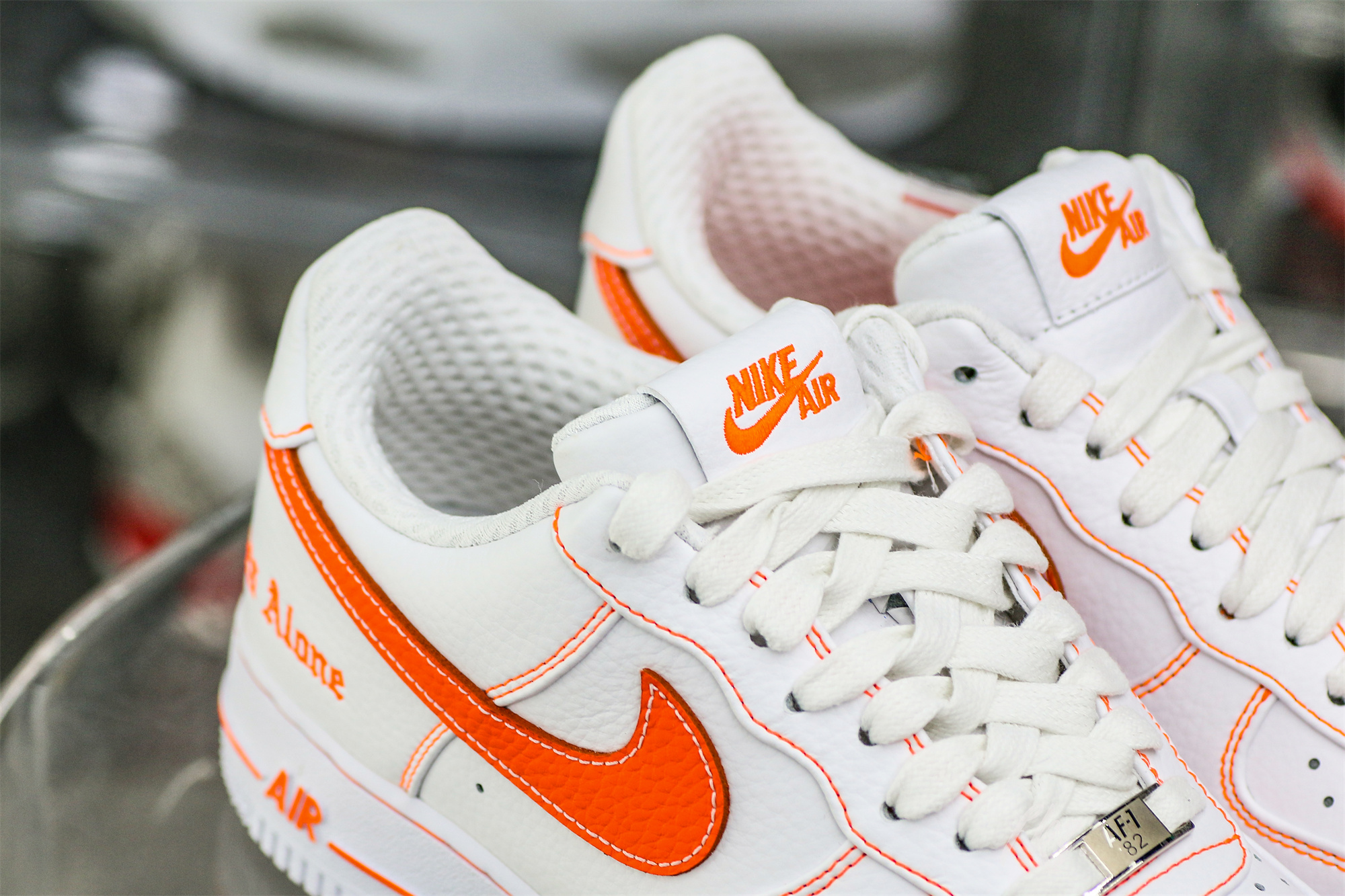 VLONE x Nike Air Force 1 White/Total Orange