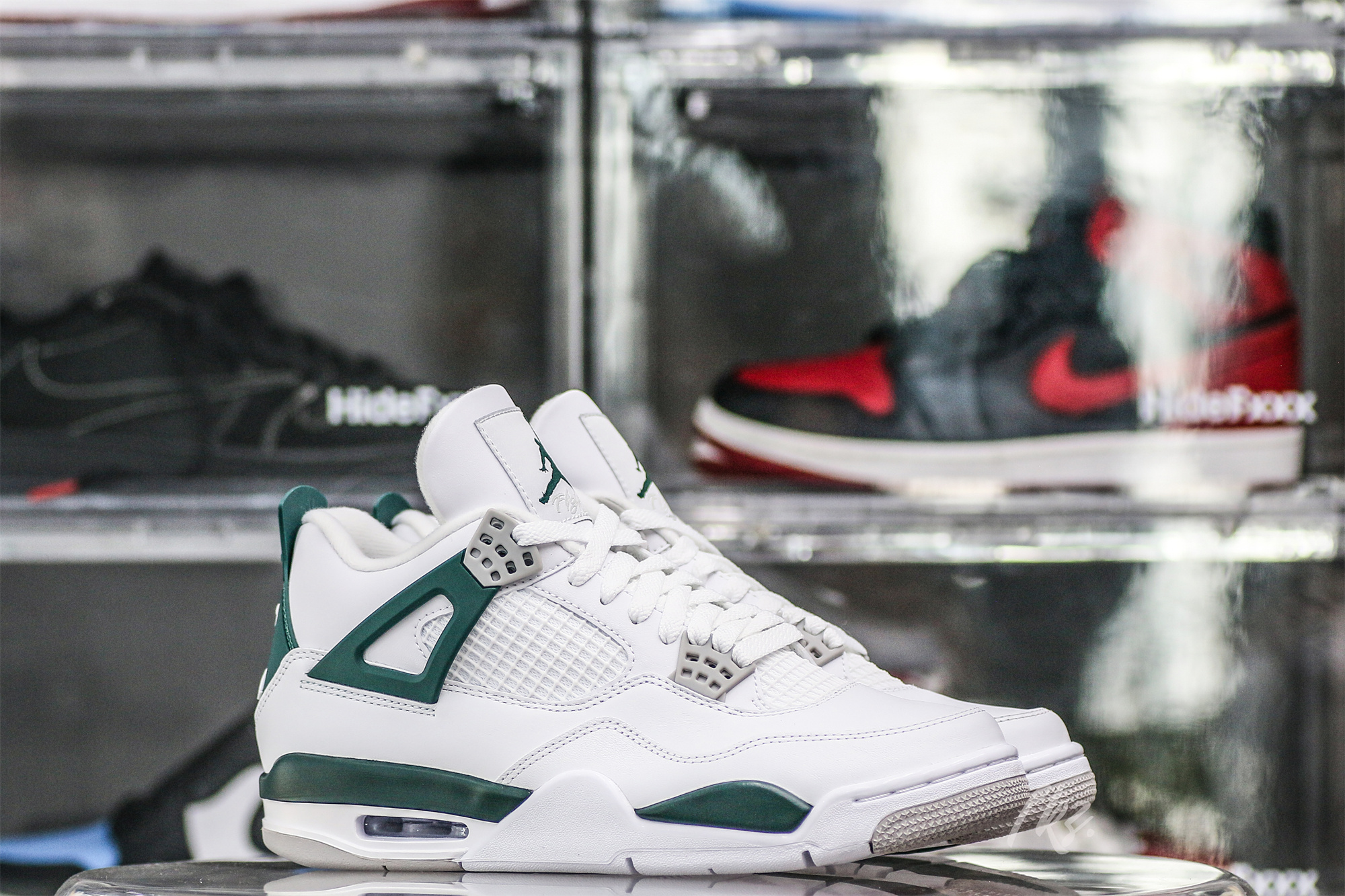 Air Jordan 4 White Oxidized Green Neutral Grey 2024