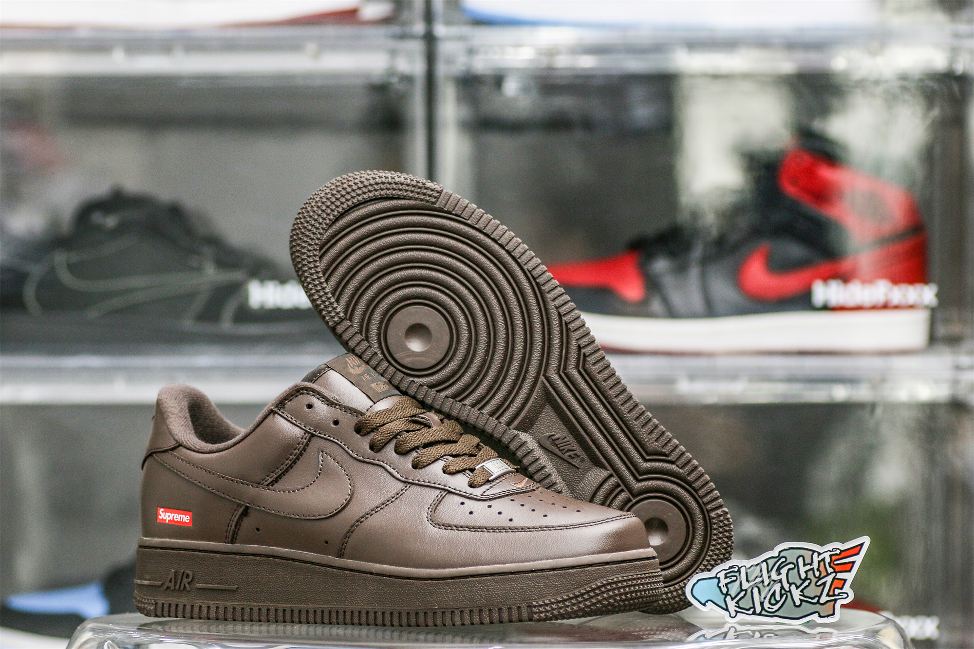 Nike Air Force 1 Low Supreme Baroque Brown