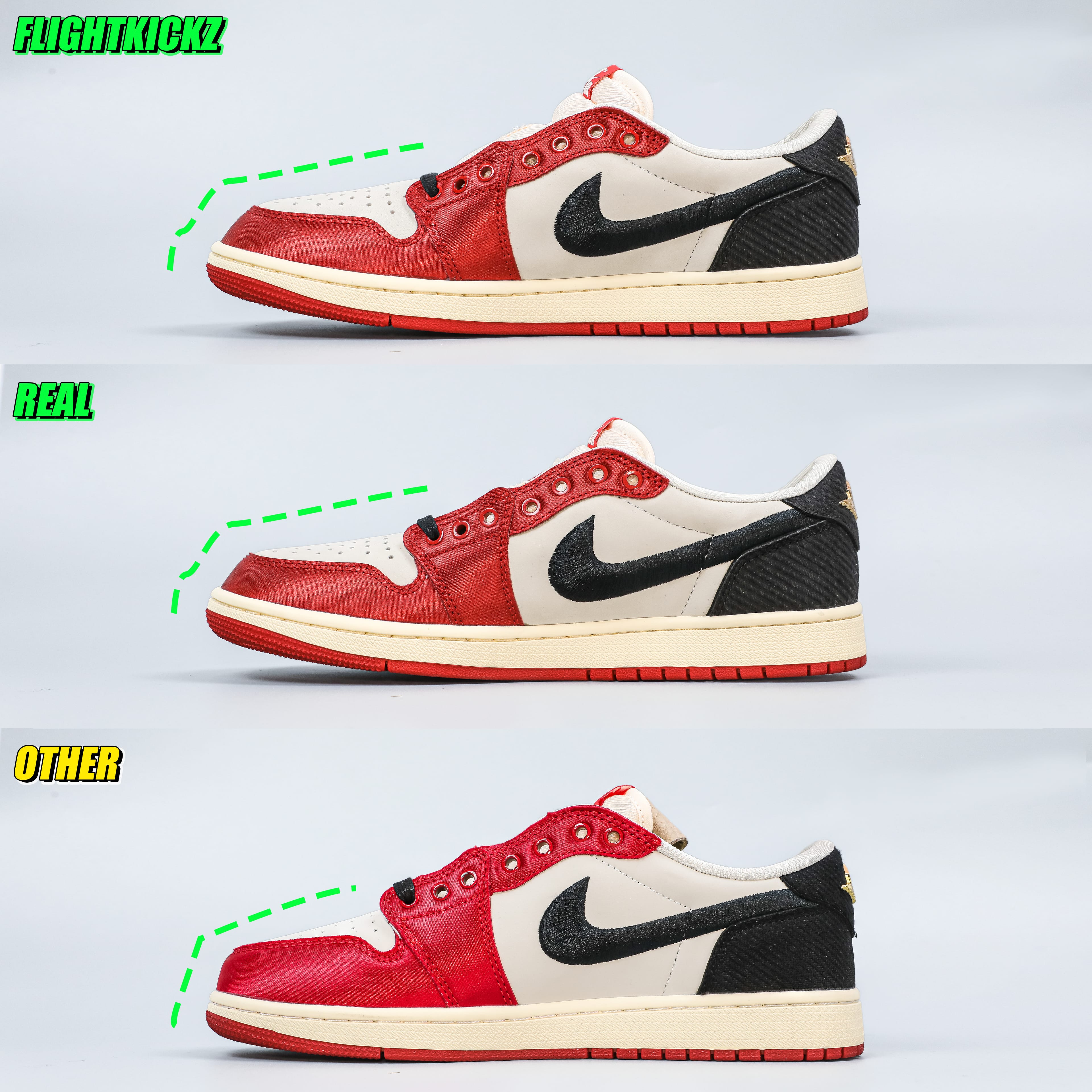 Trophy Room X Air Jordan 1 Retro Low OG SP Away 2024（LN5 A1 Batch）