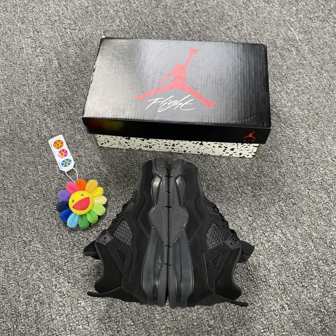 Air Jordan 4 Retro ‘Black Cat’ 2020Kid Preschool