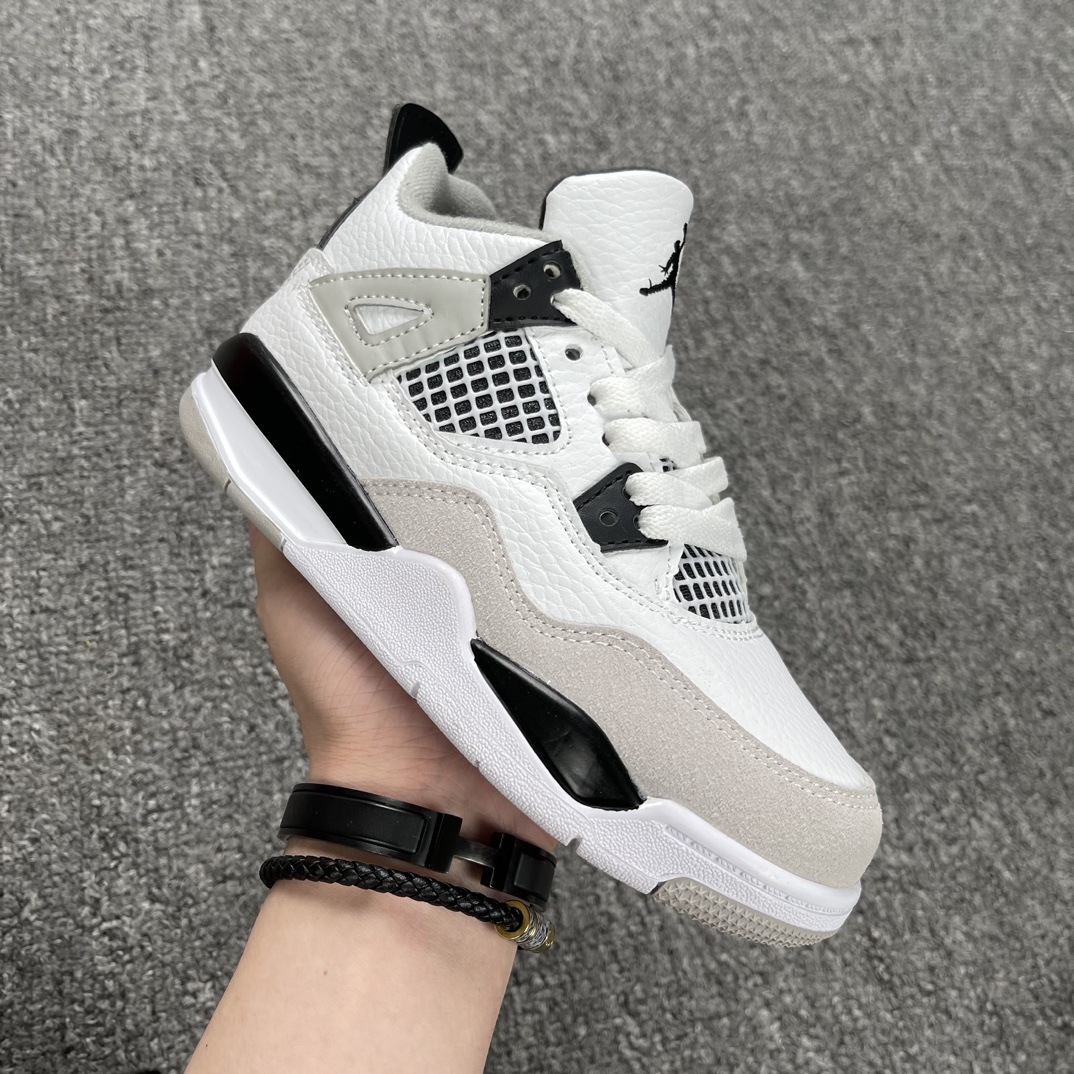 Air Jordan 4 Black Military Kid
