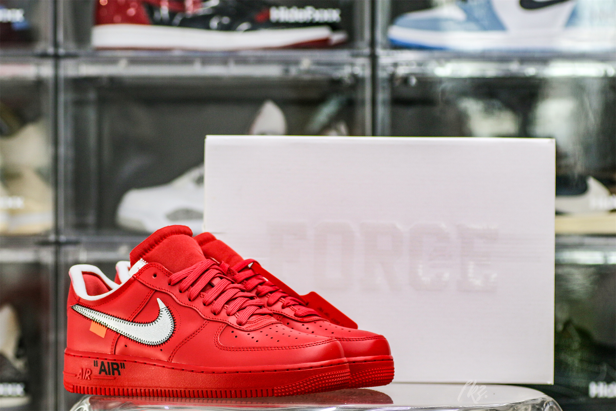 Nike Off-White Air Force 1 AF1 University Red