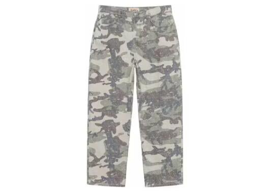 Big Ol’ Camo Canvas Needlepunch Jeans