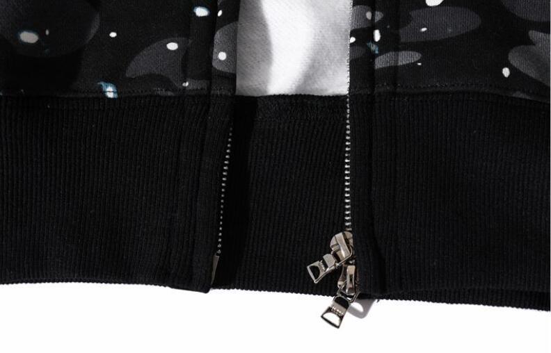 Bape Camo Double Shark Full Zip Hoodie