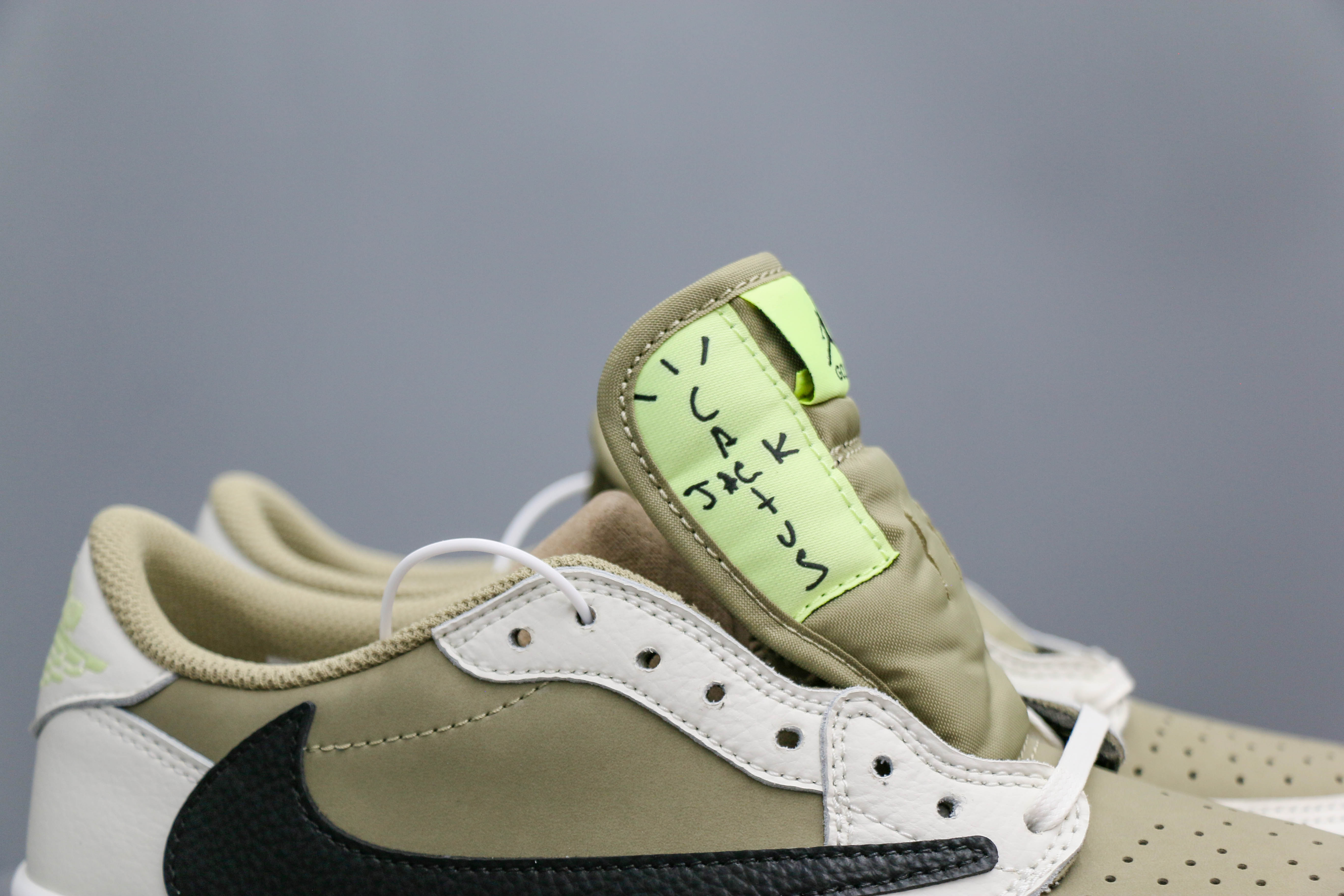 Travis Scott x Air Jordan 1 Low Golf Neutral Olive (A2 Batch)