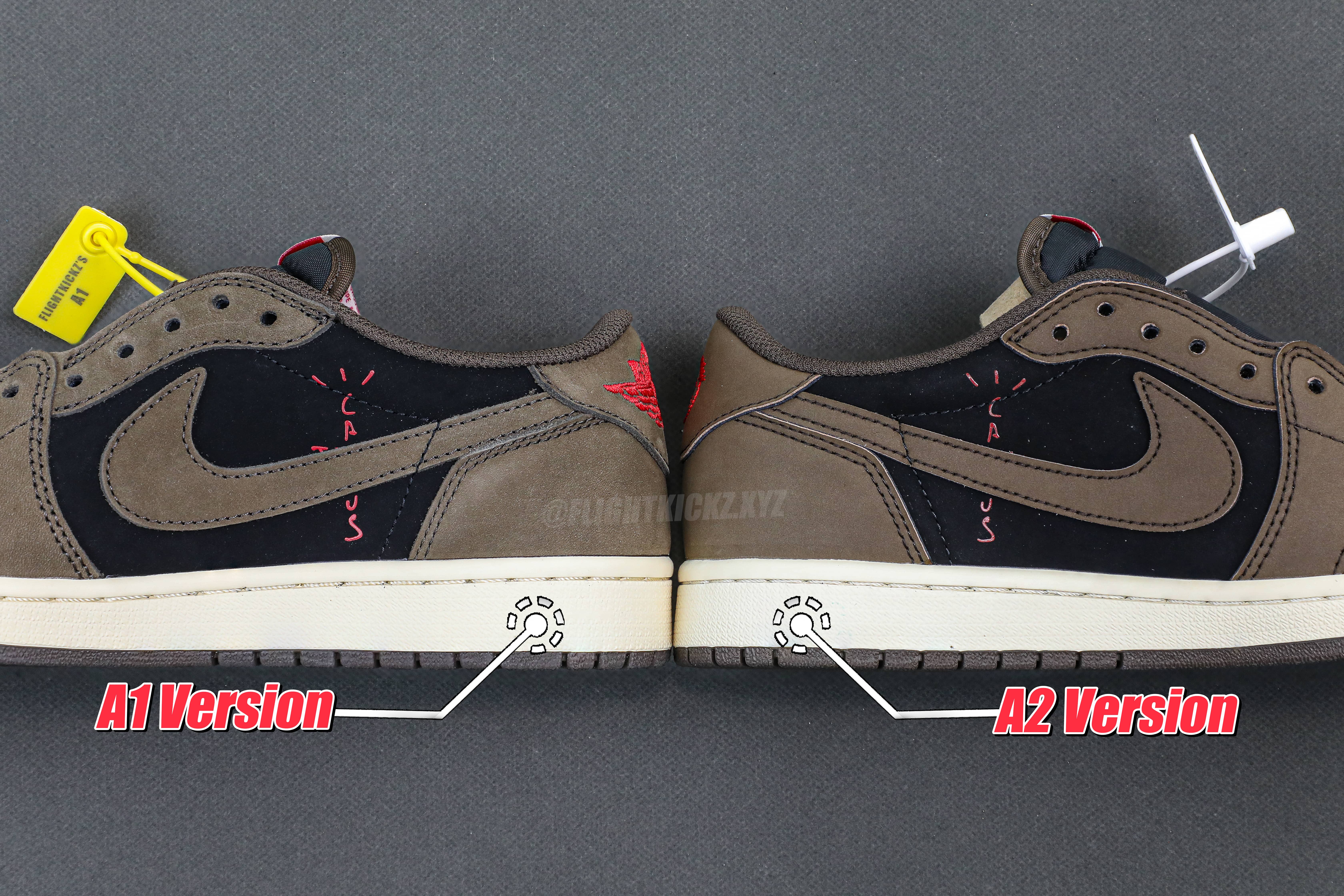 Travis Scott X Air Jordan 1 Low ‘Cactus Jack’（A2 Batch)