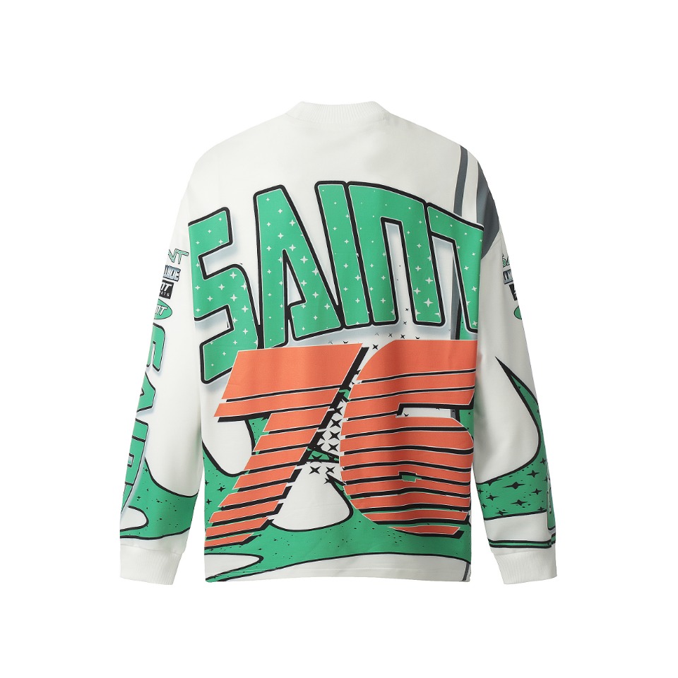 Saint Mich@el Tears 76 Full Print Long Sleeve