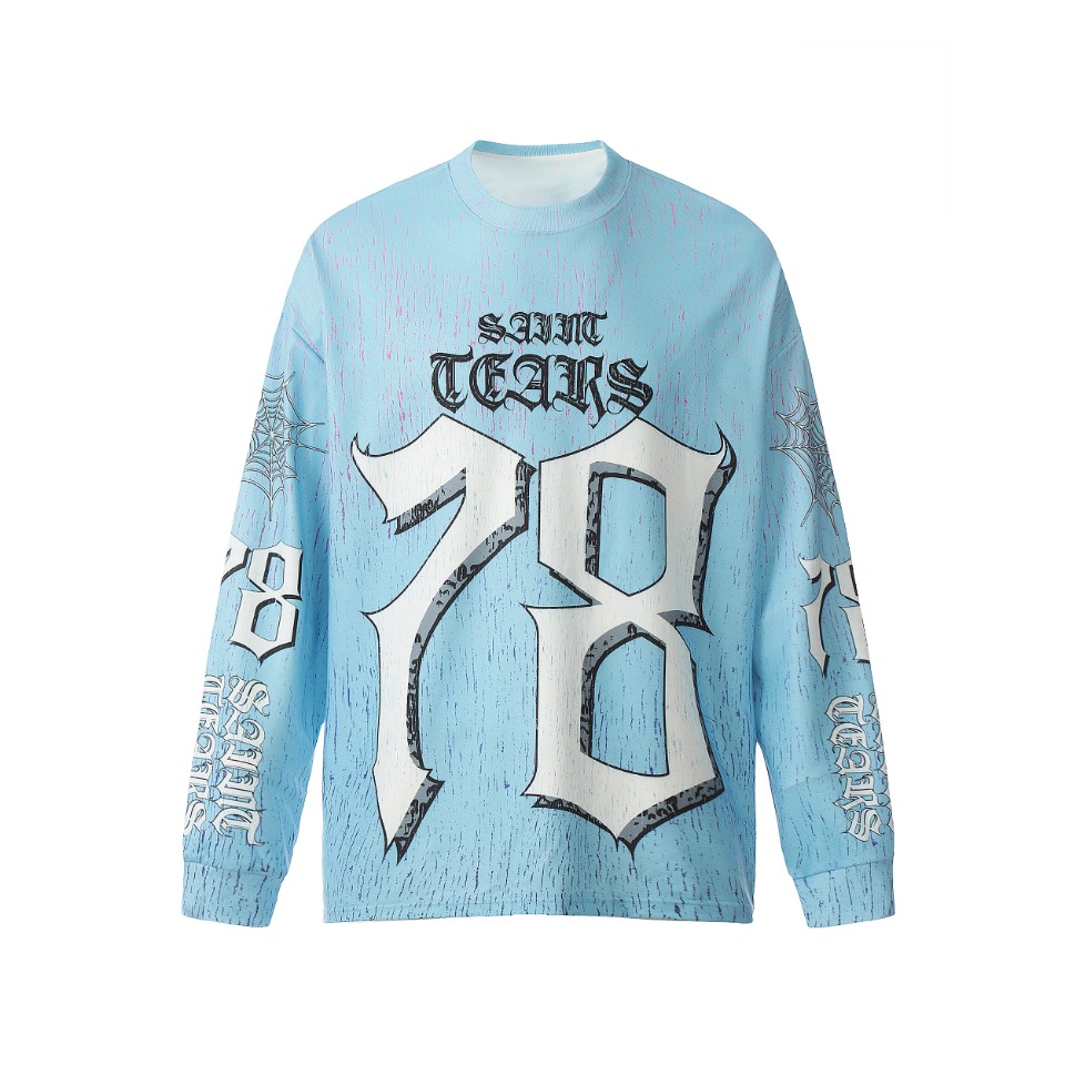 Saint Mich@el Tears 78 Full Print Long Sleeve