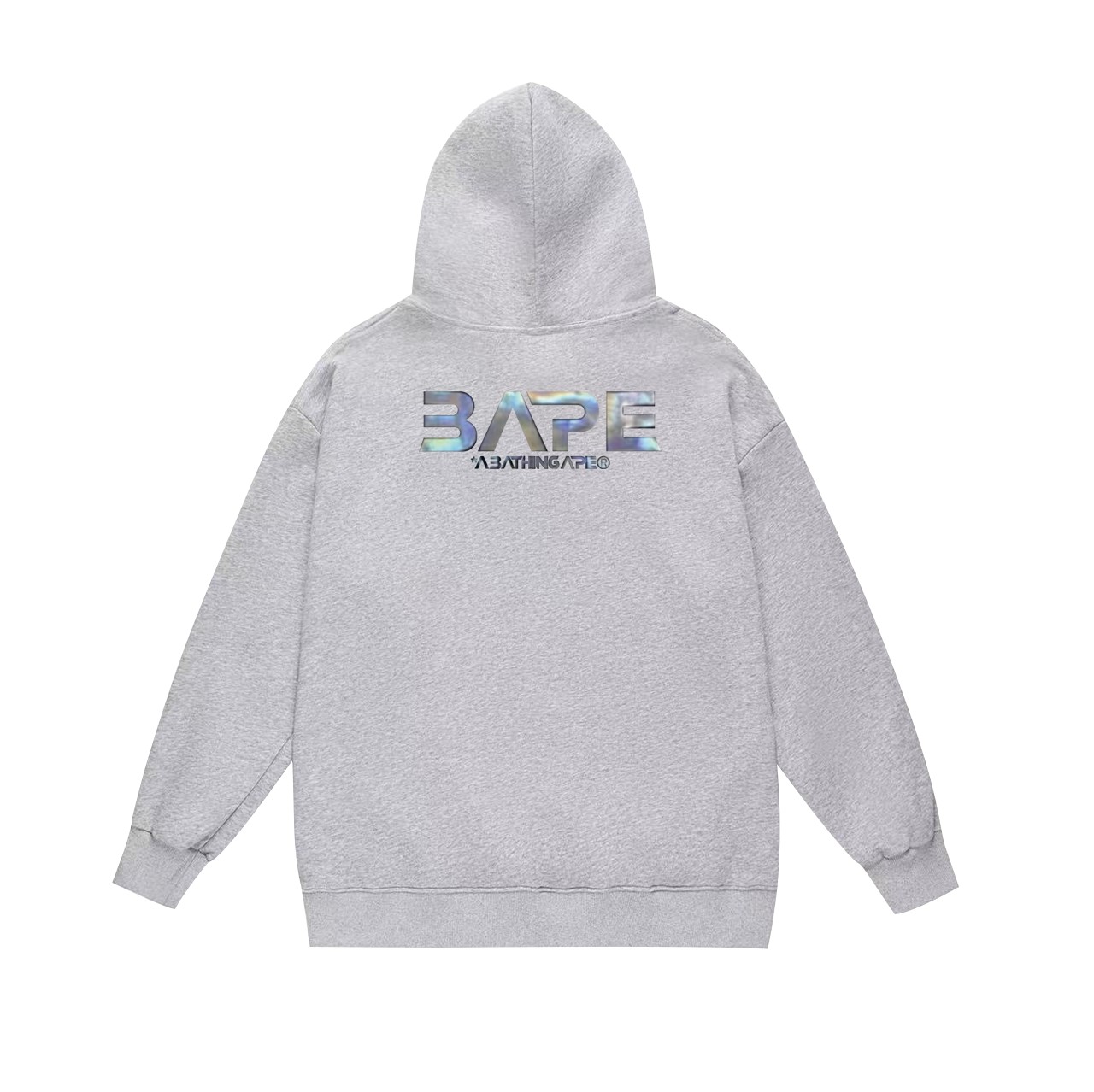 BAPE Mid-Autumn Moon and Autumn Scenery Ape Head UFO holographic logo hoodie