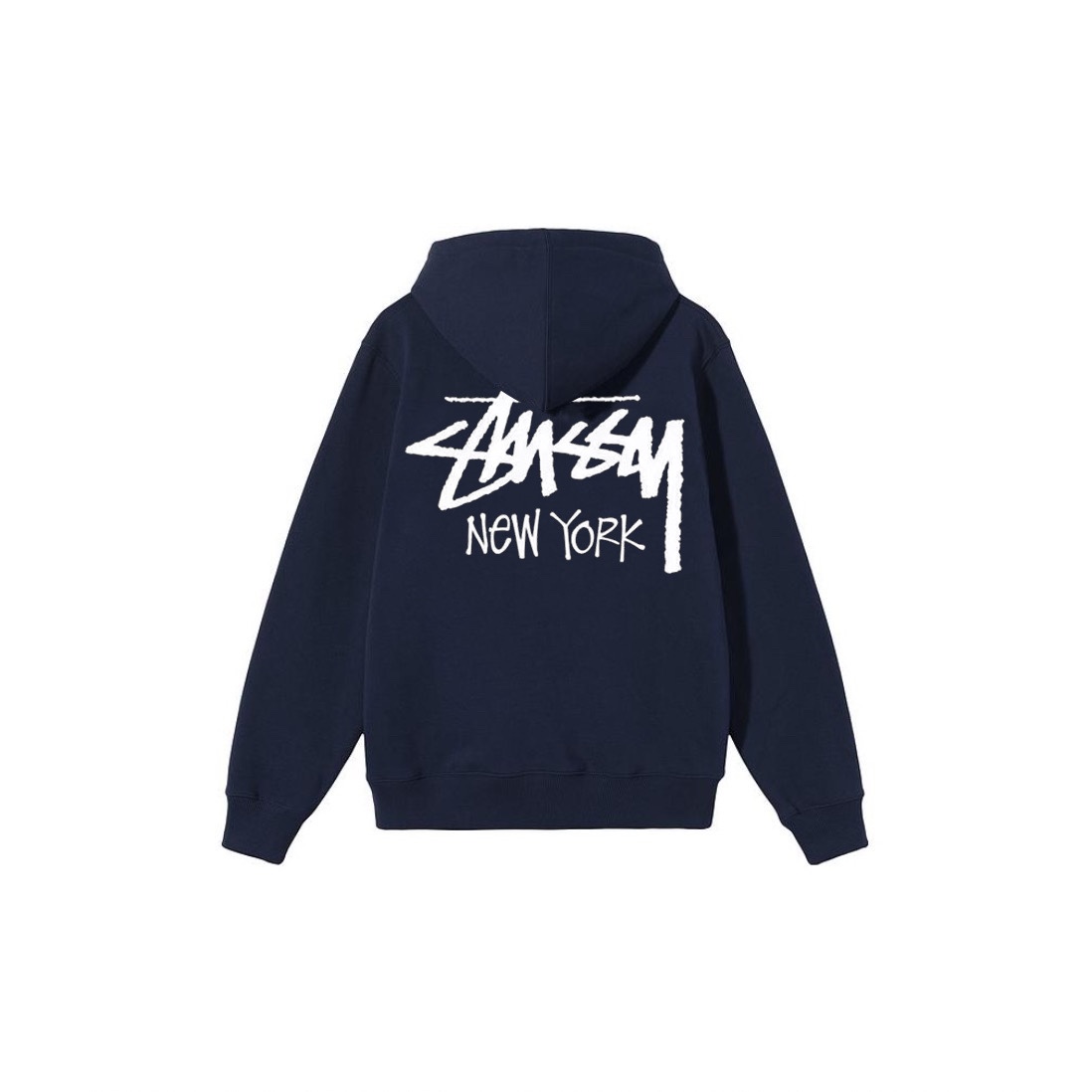 Stu$$y New York Custom Logo Graphic Printed Hoodie