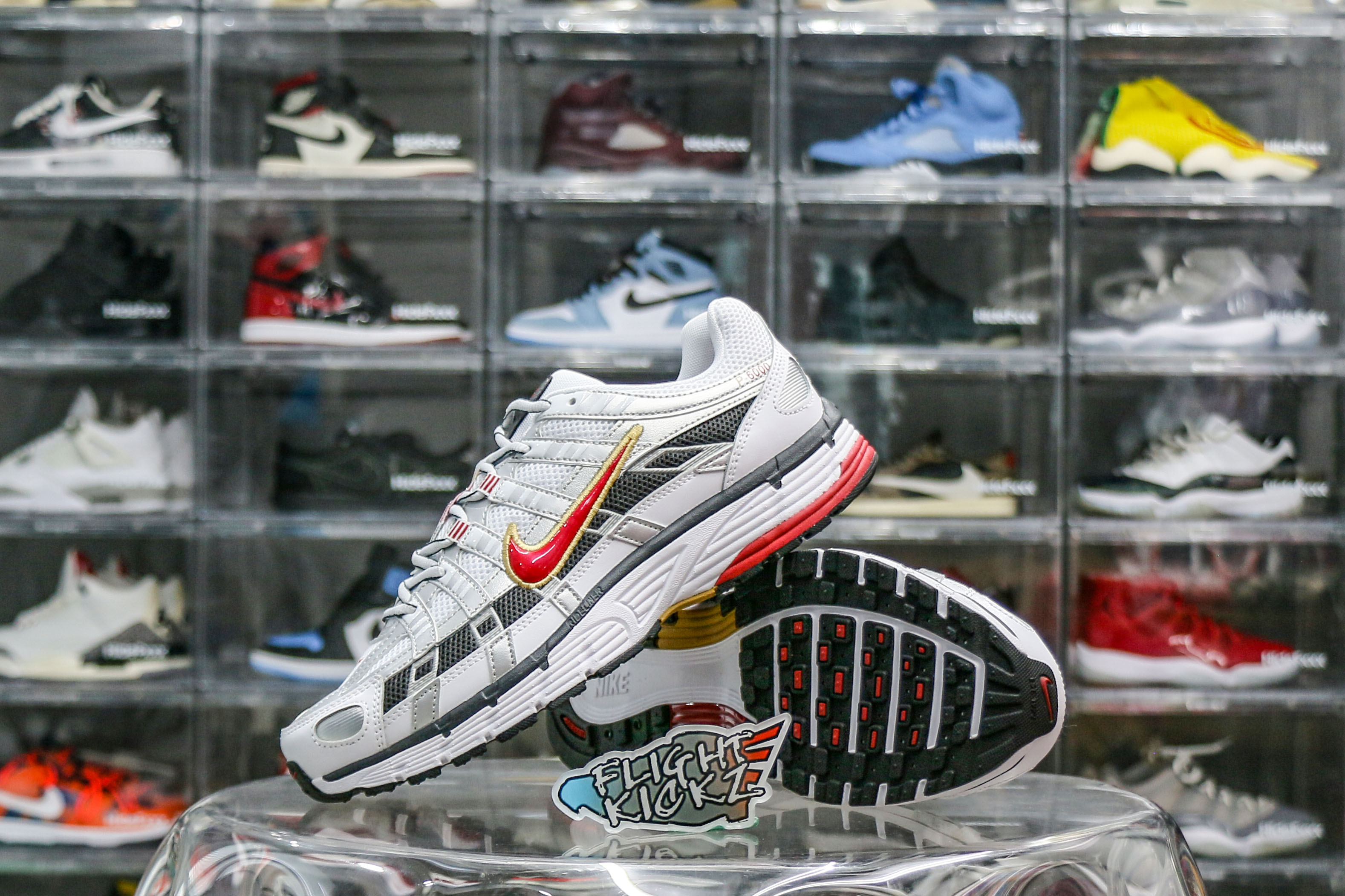 Nike P-6000 White Gold Red (Women’s)