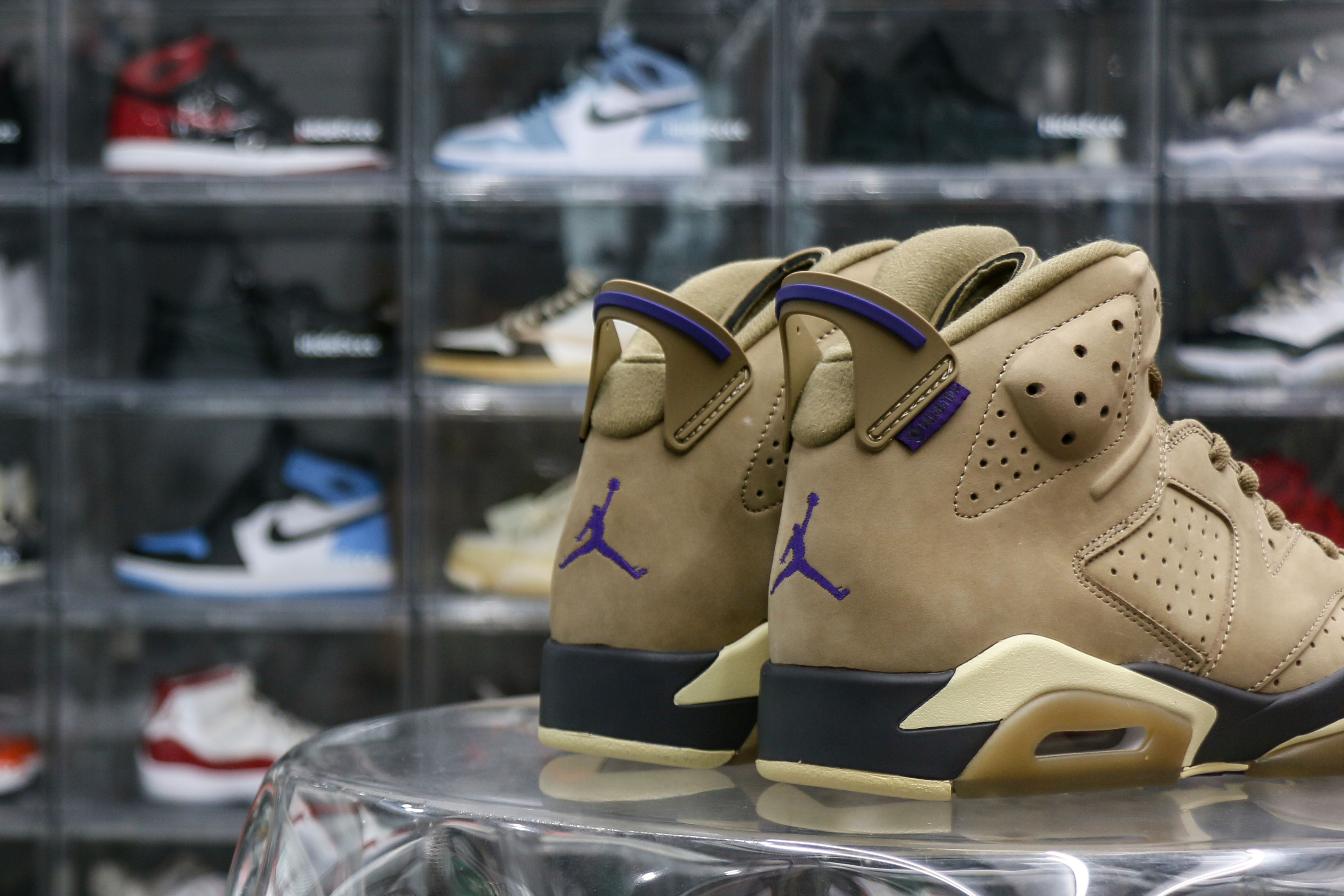 Air Jordan 6 Retro GORE TEX Brown Kelp Wmns