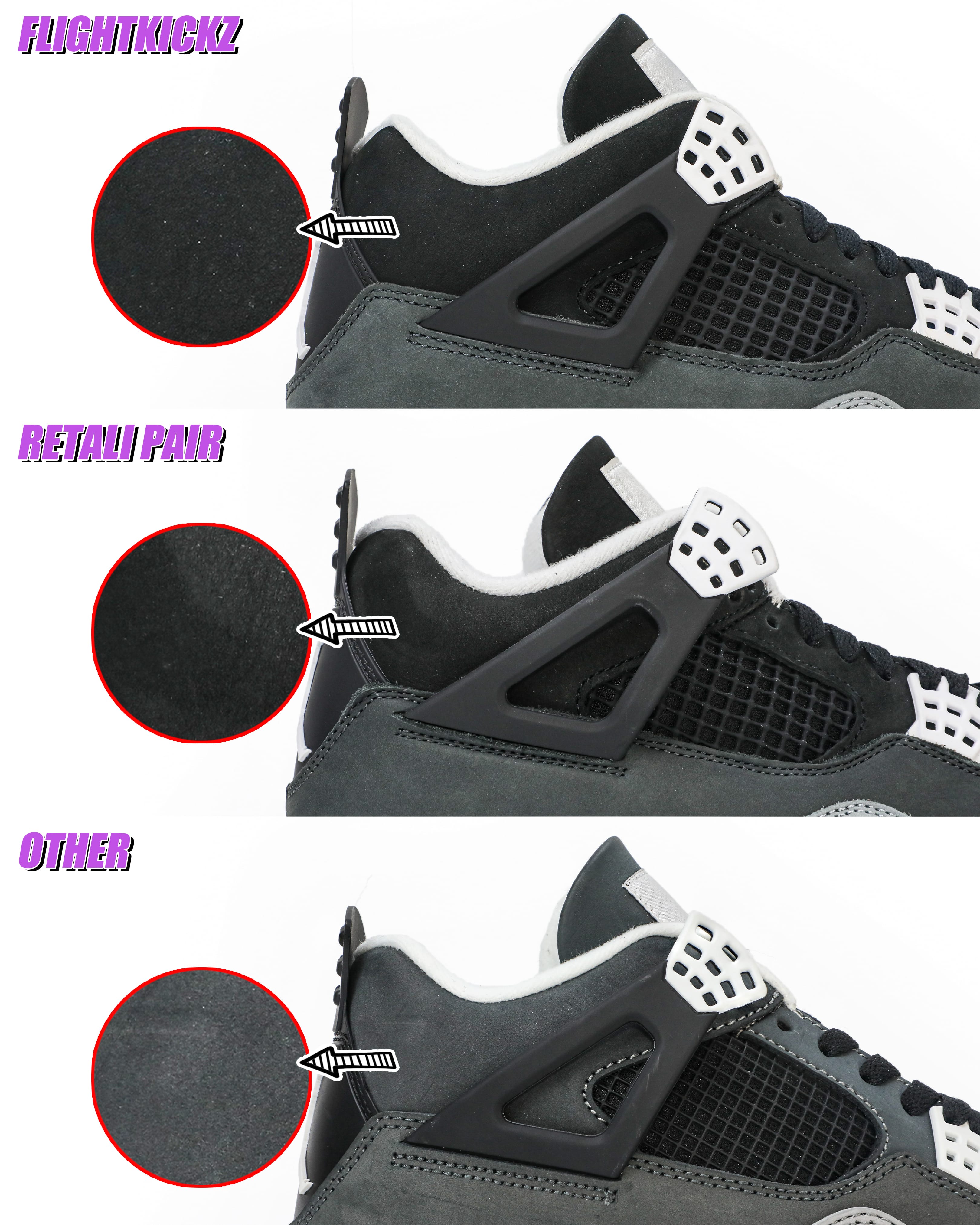 Air Jordan 4 Retro Fear Pack 2024 (Ln5 A1)