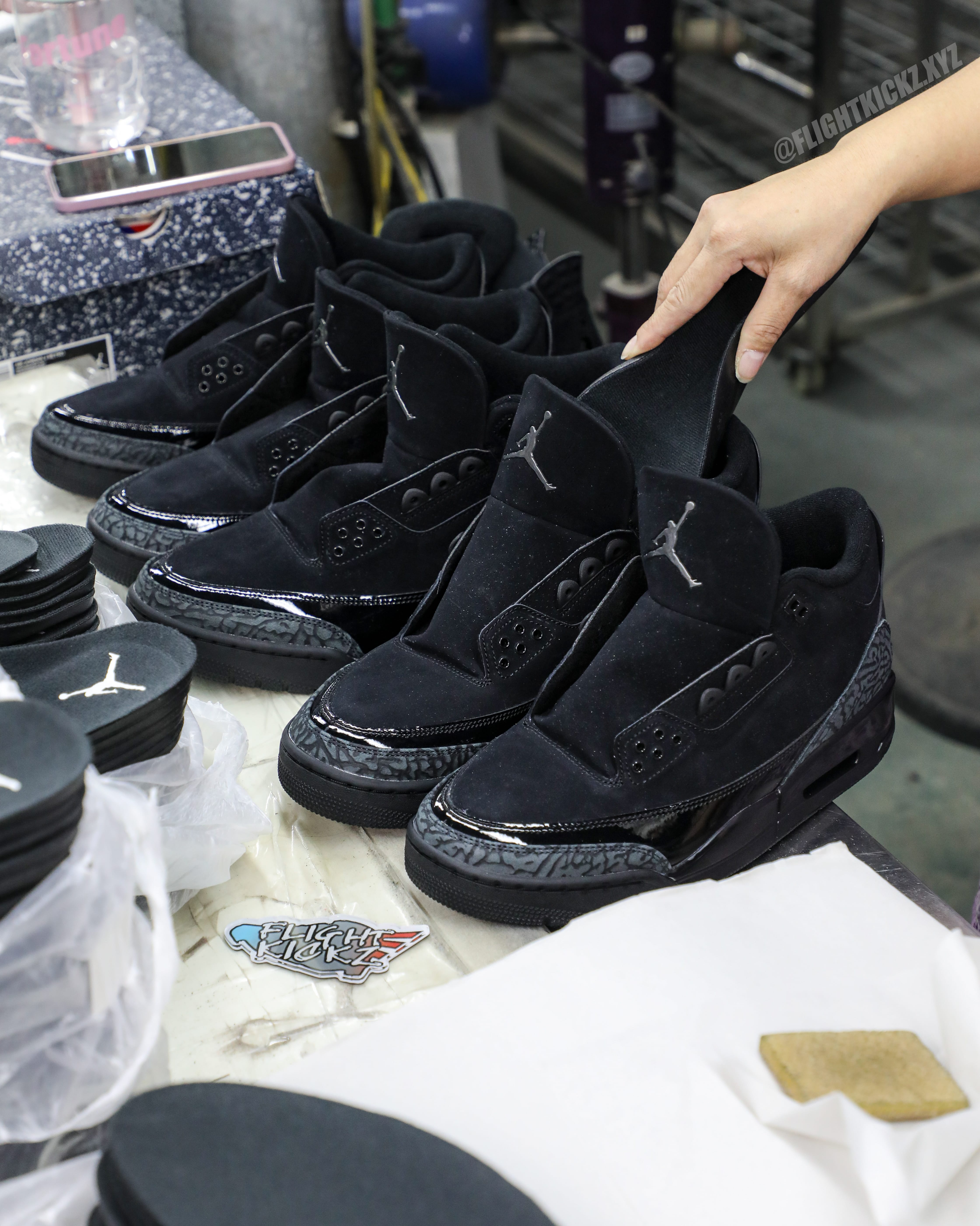 Air Jordan 3 Black Cat 2025 (A1 Batch)