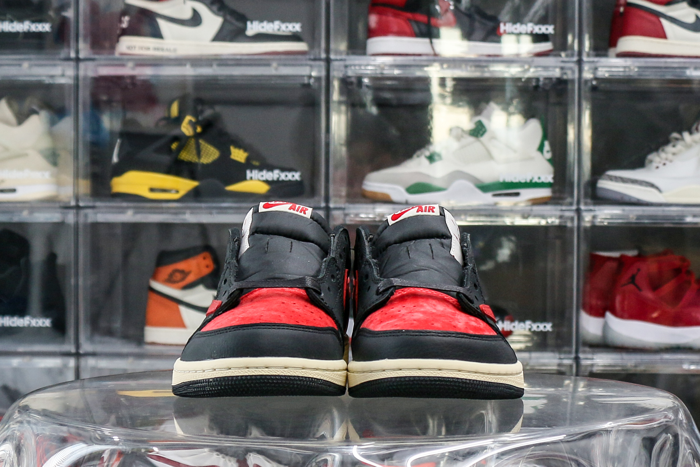 Travis Scott x Air Jordan 1 Low OG Black Red Custom