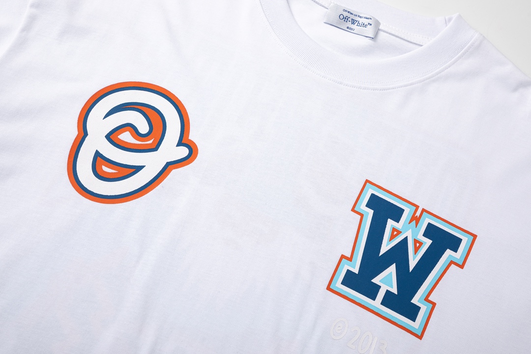 Off-White Blue Wiz skate T-Shirt