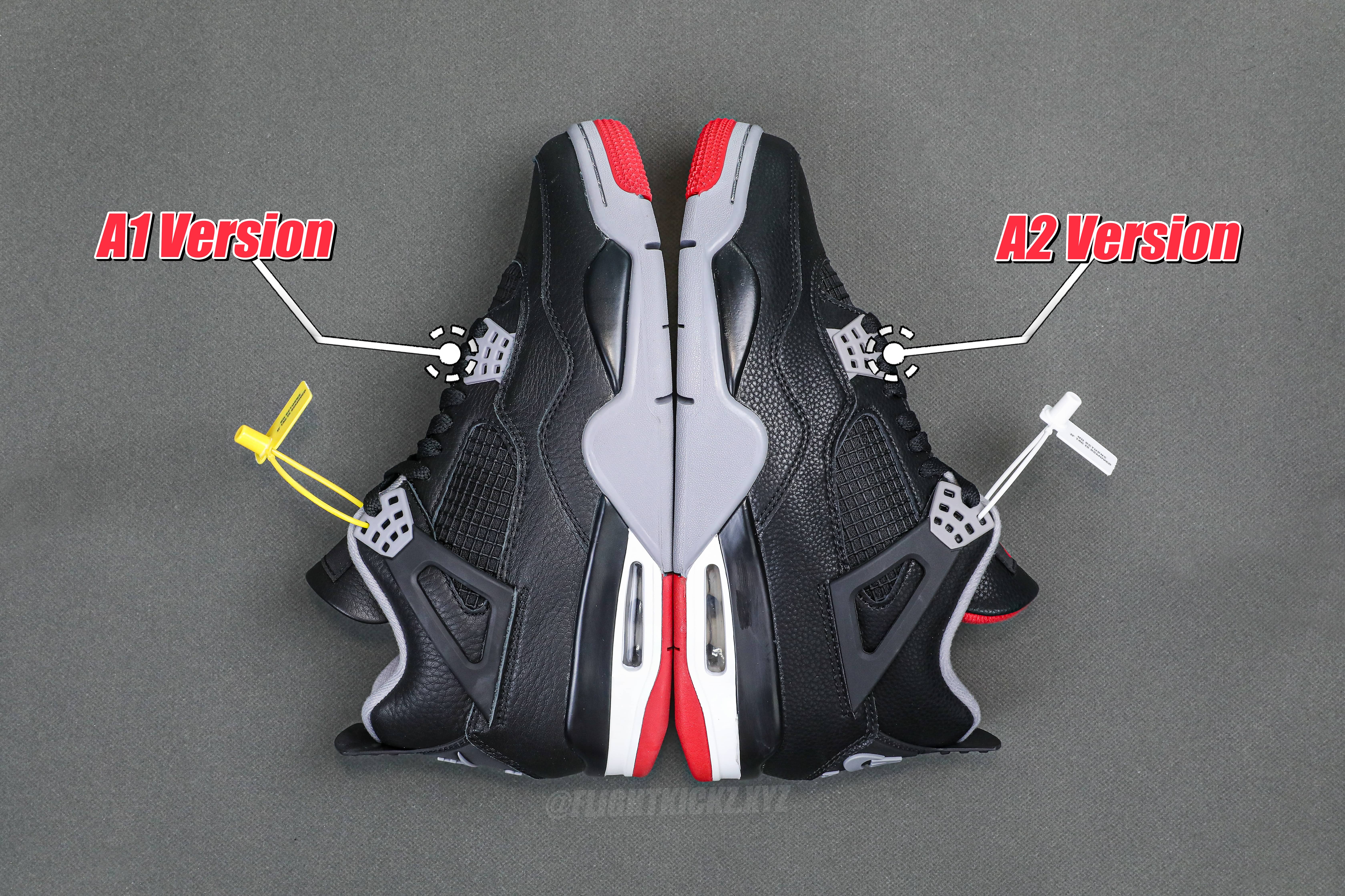 Air Jordan 4 Retro Bred Reimagined 2024 (LN5 A1 Batch)