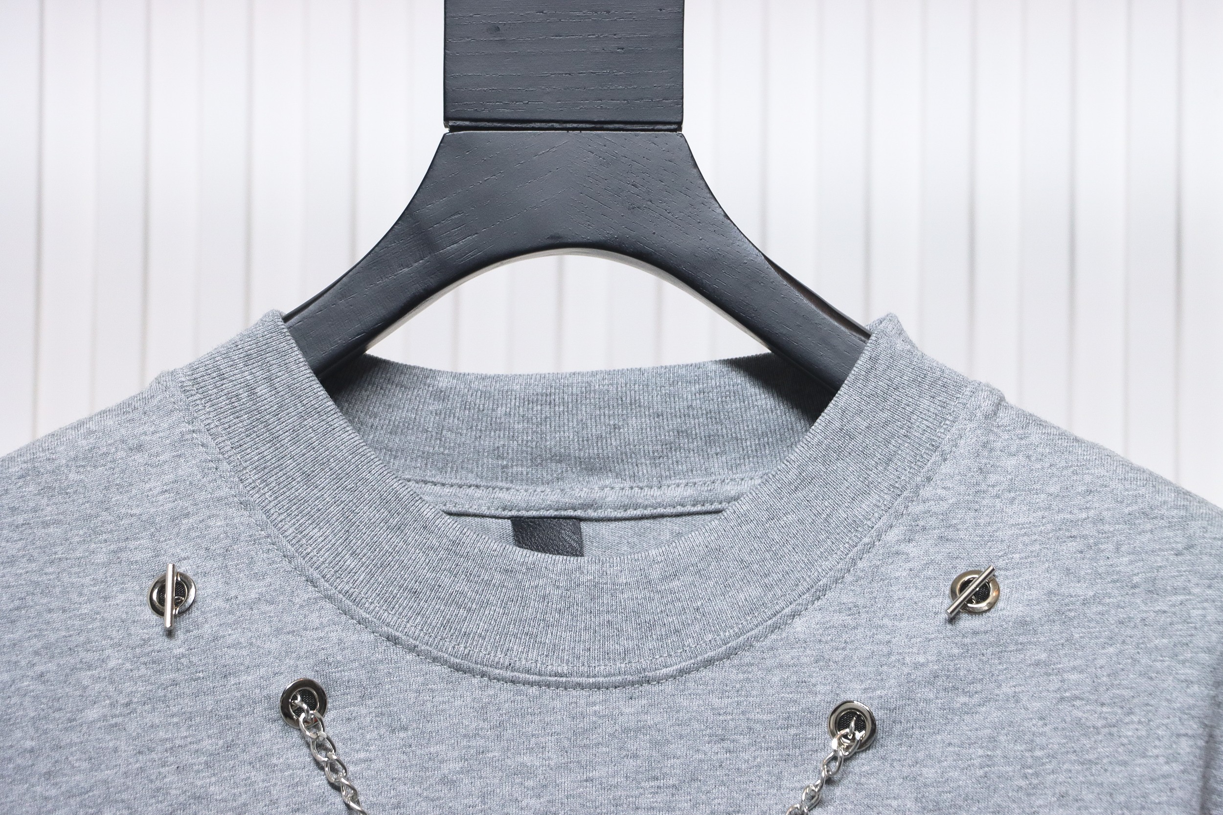 Chorme Heart Cross pendant Long Sleeve T-Shirt