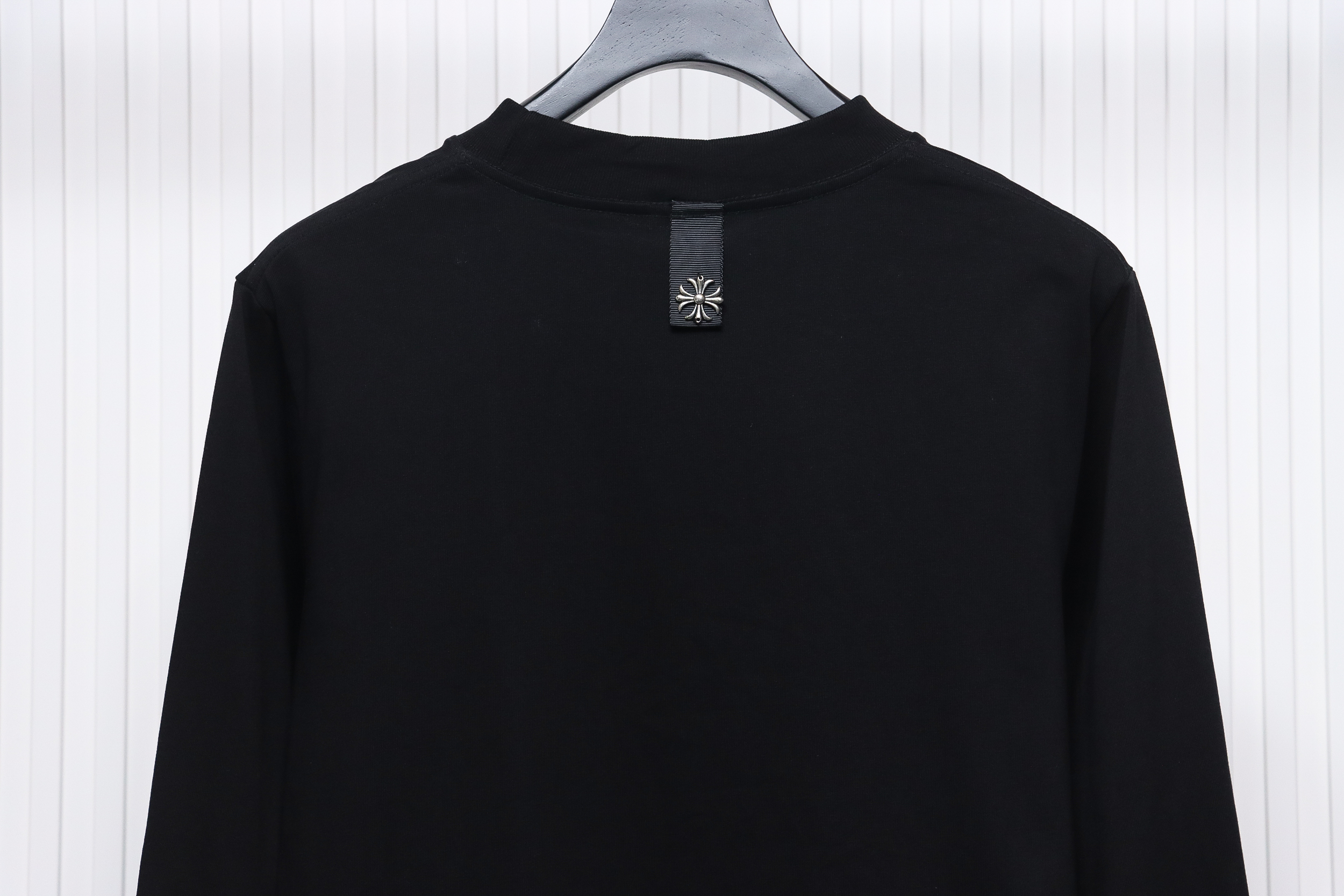 Chorme Heart Cross pendant Long Sleeve T-Shirt