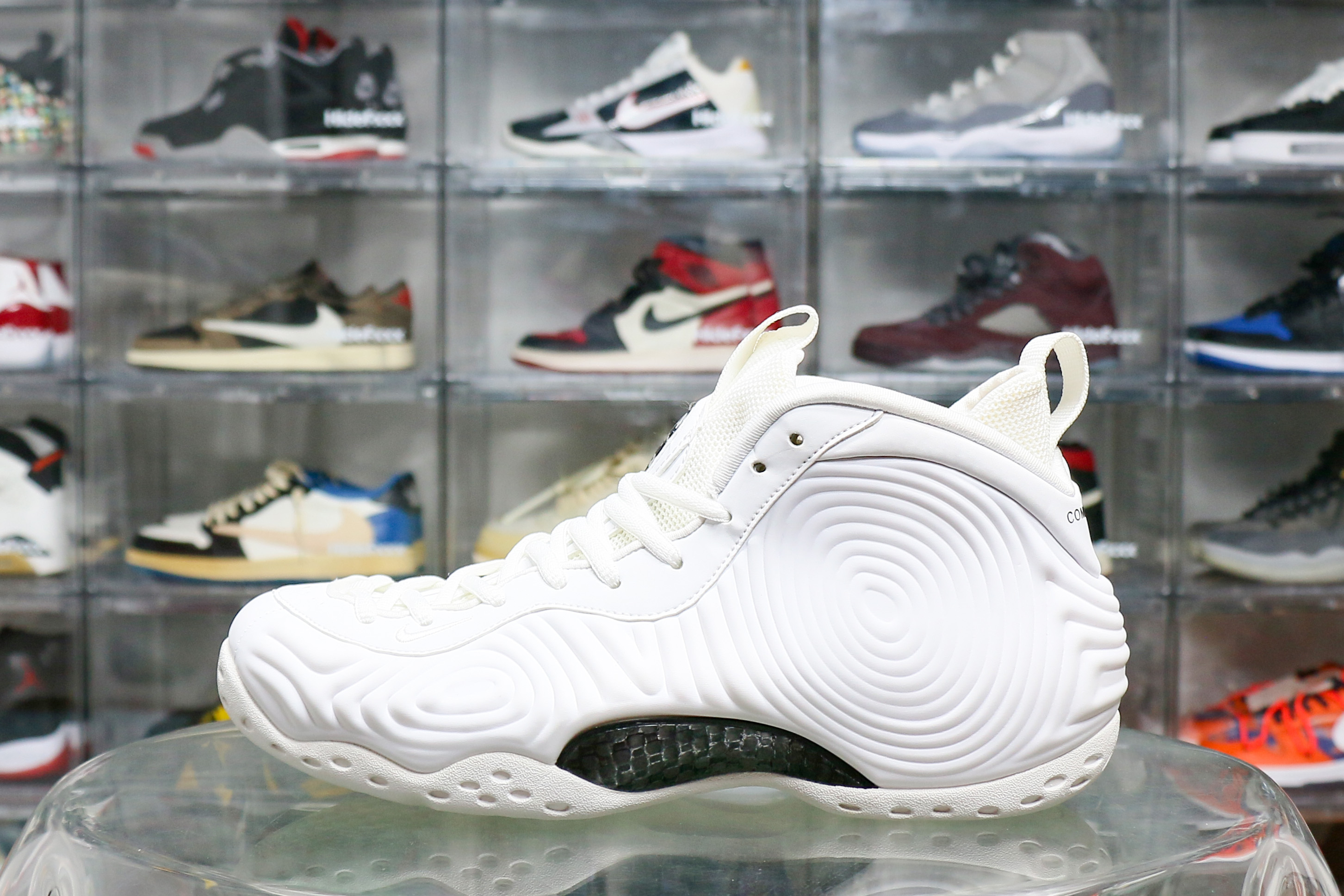 Nike Air Foamposite Comme des Garcons Homme Plus White