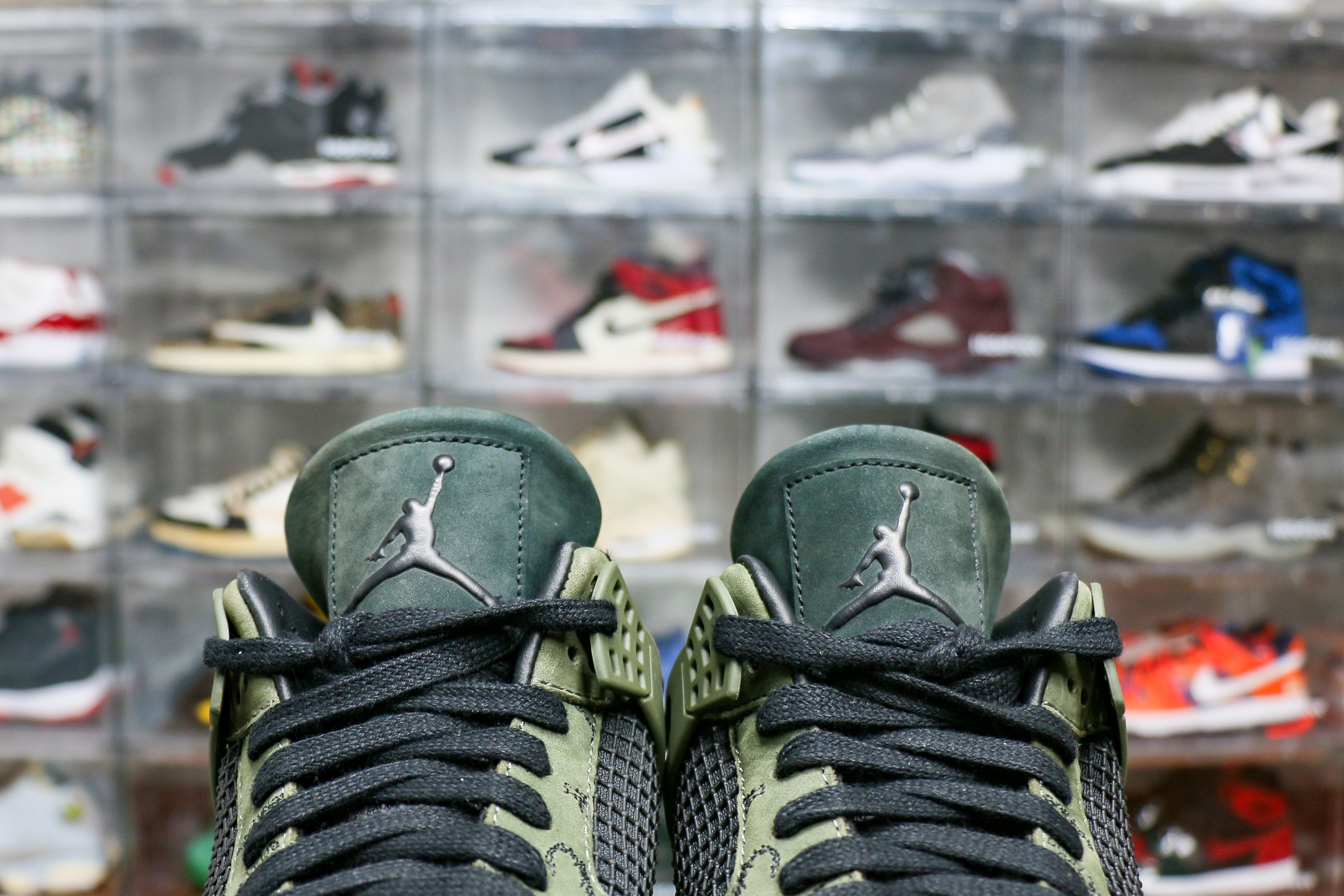 Kaws X Air Jordan 4 Retro Green Sample ( Ln5 A1 Batch)