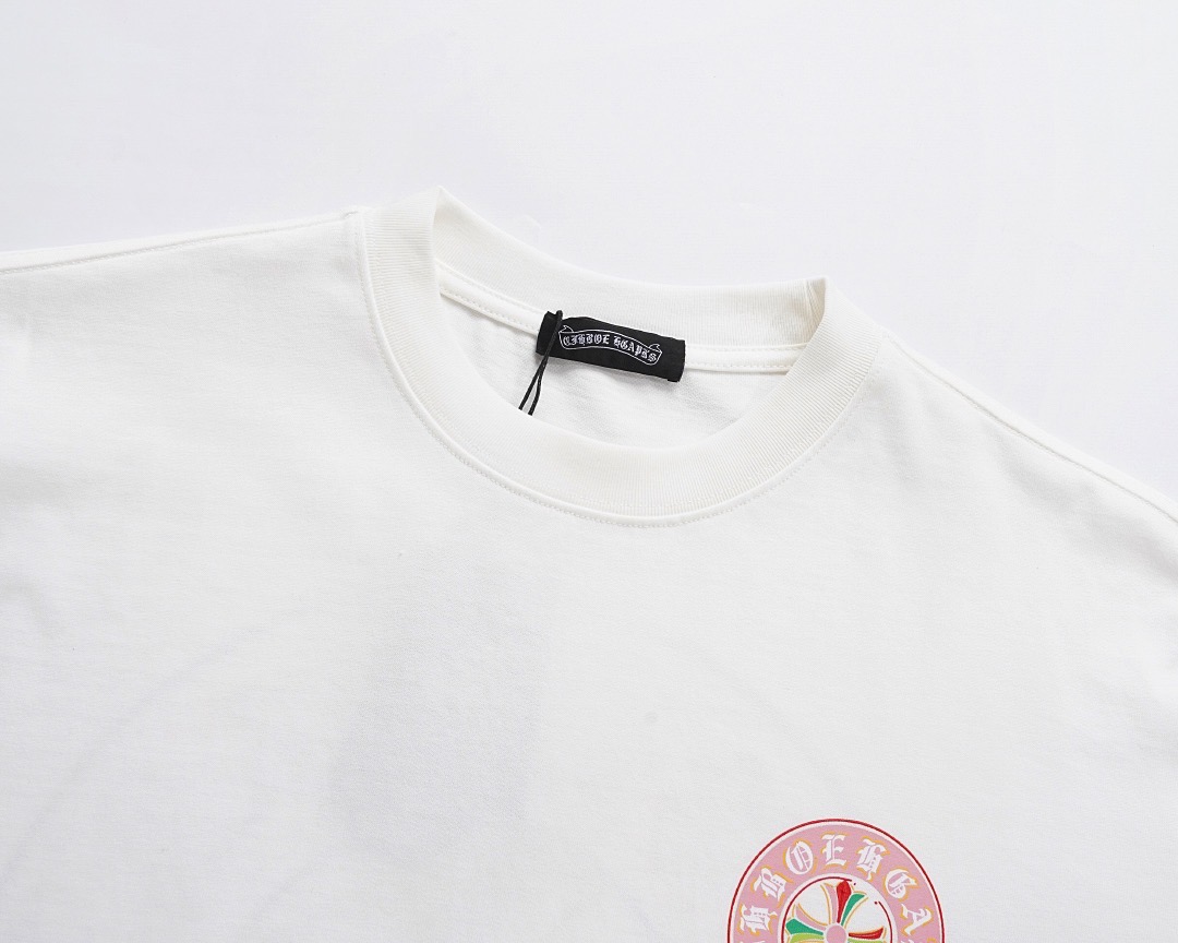 Chrome Hearts T-Shirt 2025 Appliqué heavy embroidery Tee