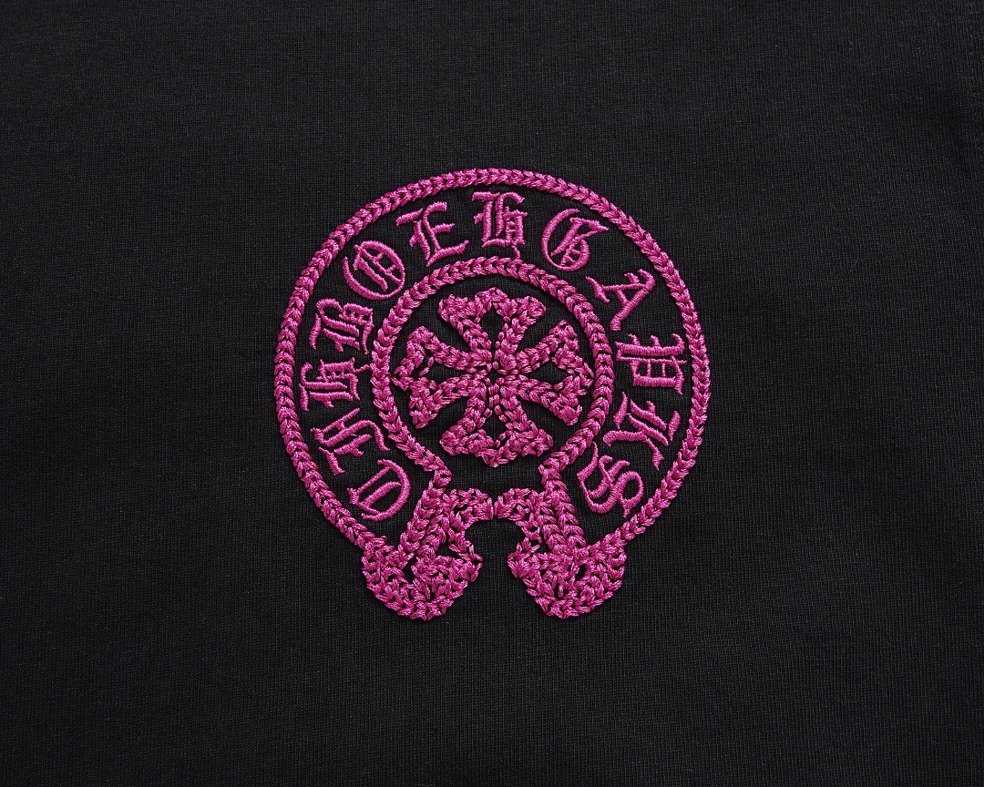 Chrome Hearts T-Shirt 2025 Appliqué heavy embroidery Tee