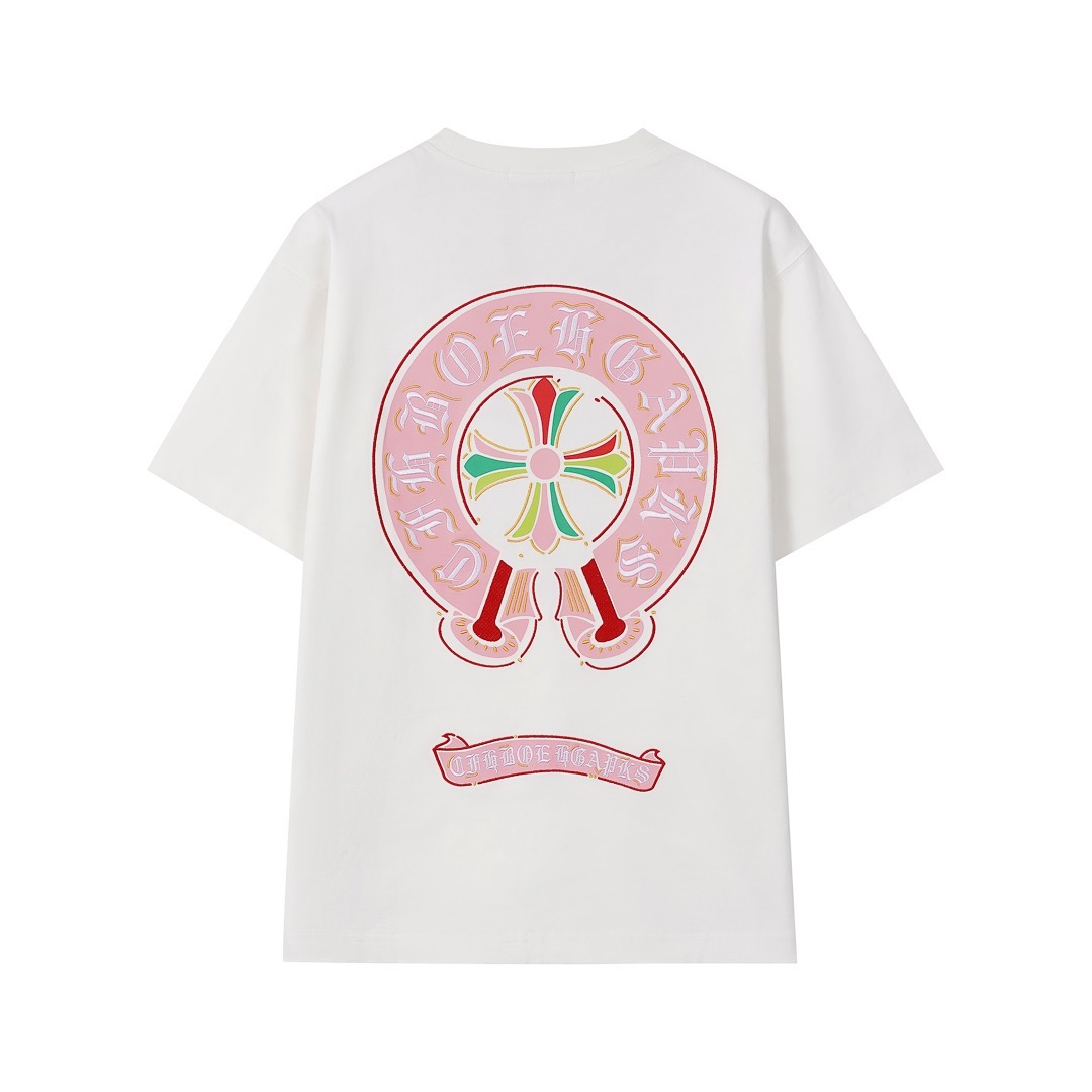 Chrome Hearts T-Shirt 2025 Appliqué heavy embroidery Tee