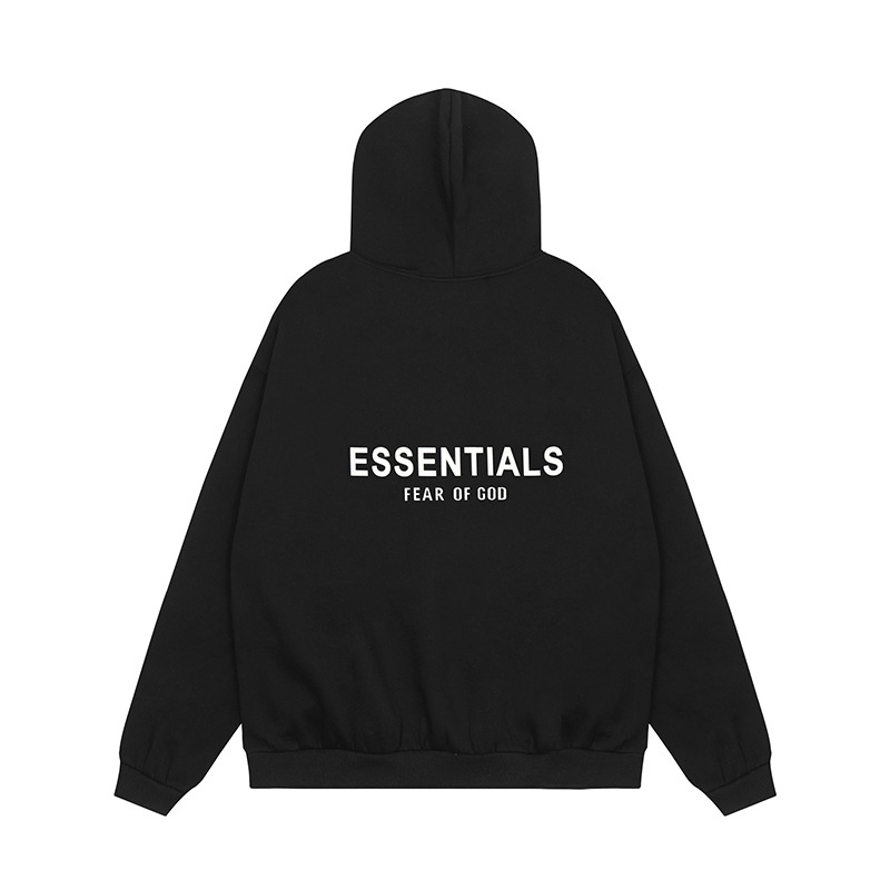Fear Of God FOG ESSENTIALS Three- Stripes Hooded Sweatshirt