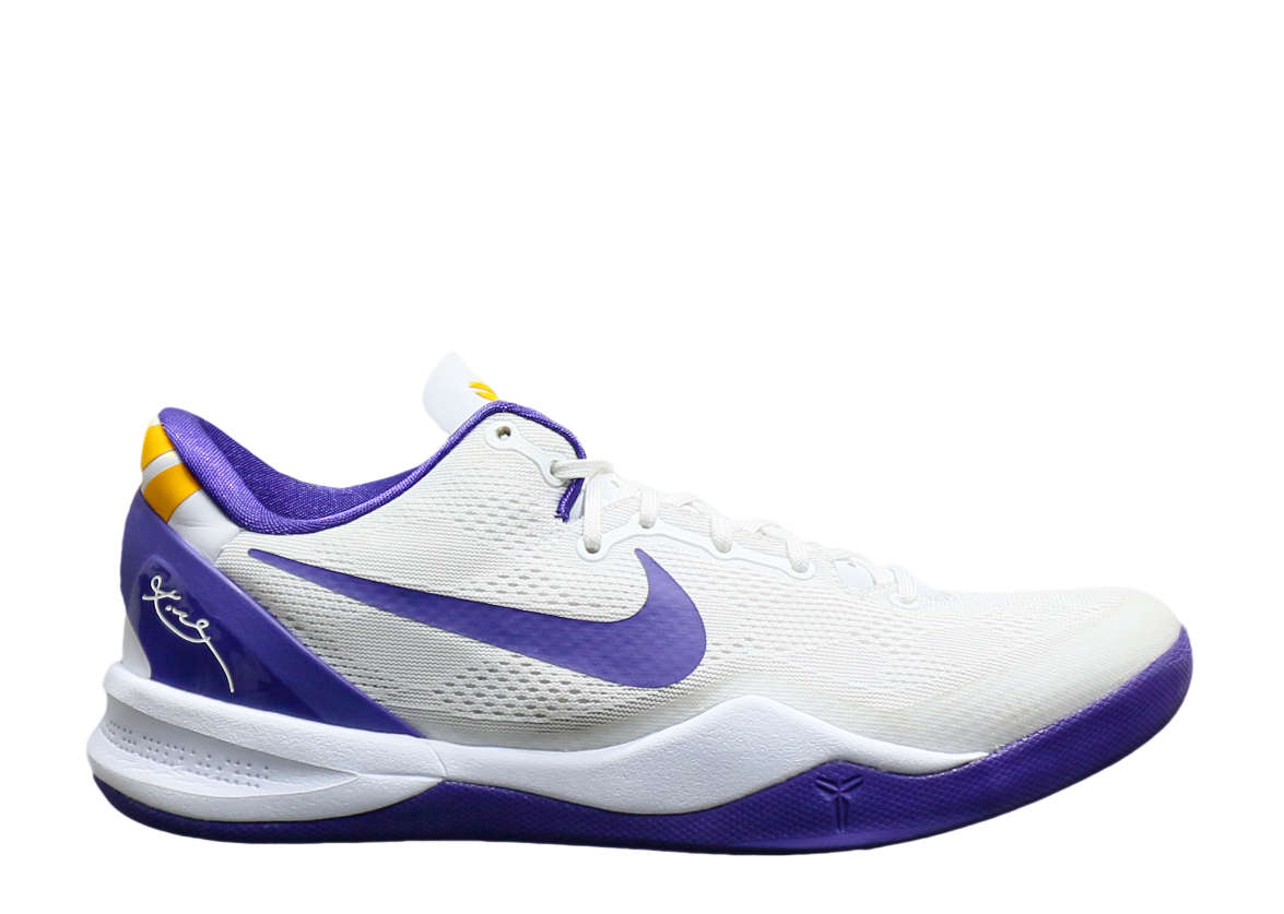 Nike Kobe 8 Protro “LSU White” PE (Ln5 A1)