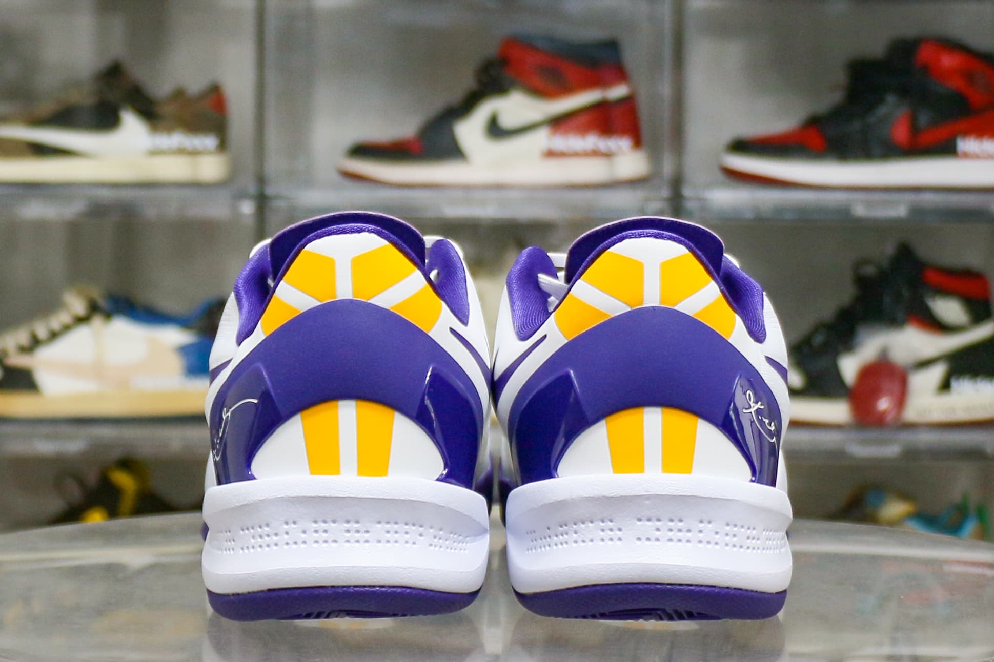 Nike Kobe 8 Protro “LSU White” PE (Ln5 A1)