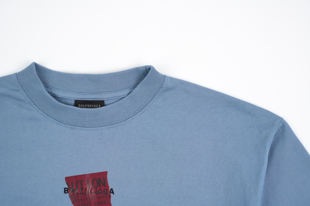 Balanciag@ Embroidery Adhesive Tee